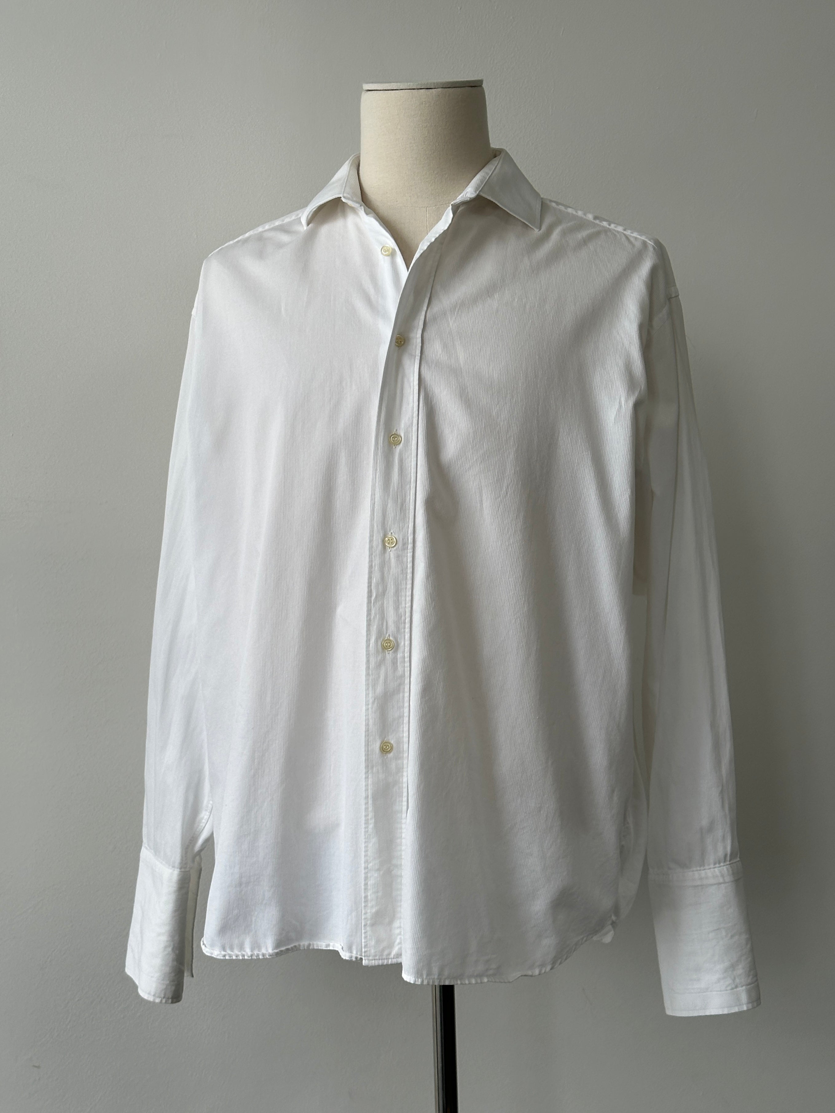 Christian Dior Monsieur 1990s Pure Cotton Dress Shirt - XL