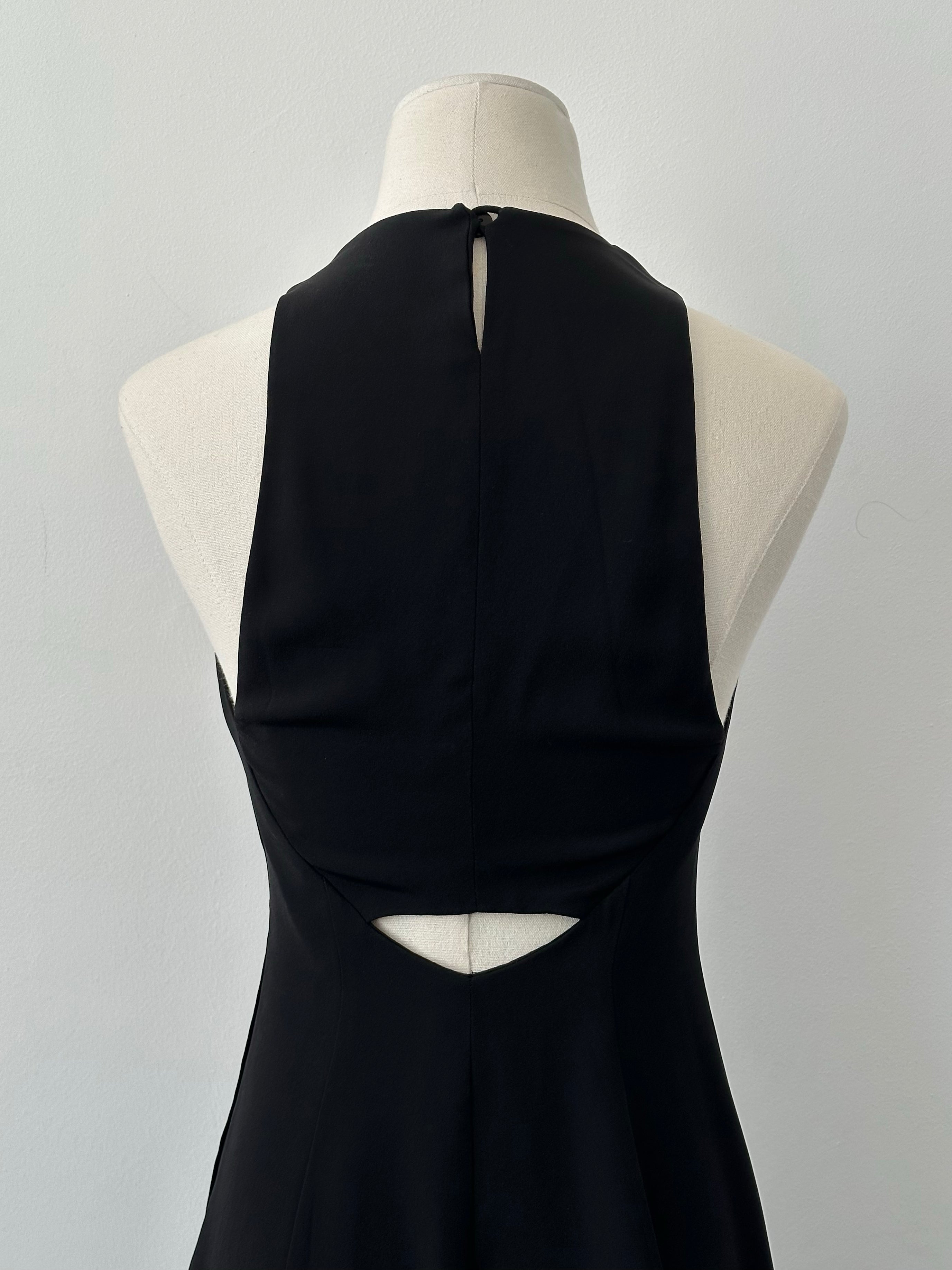 Mani 1990s A-Line Silk Sleeveless Mini Dress - XS