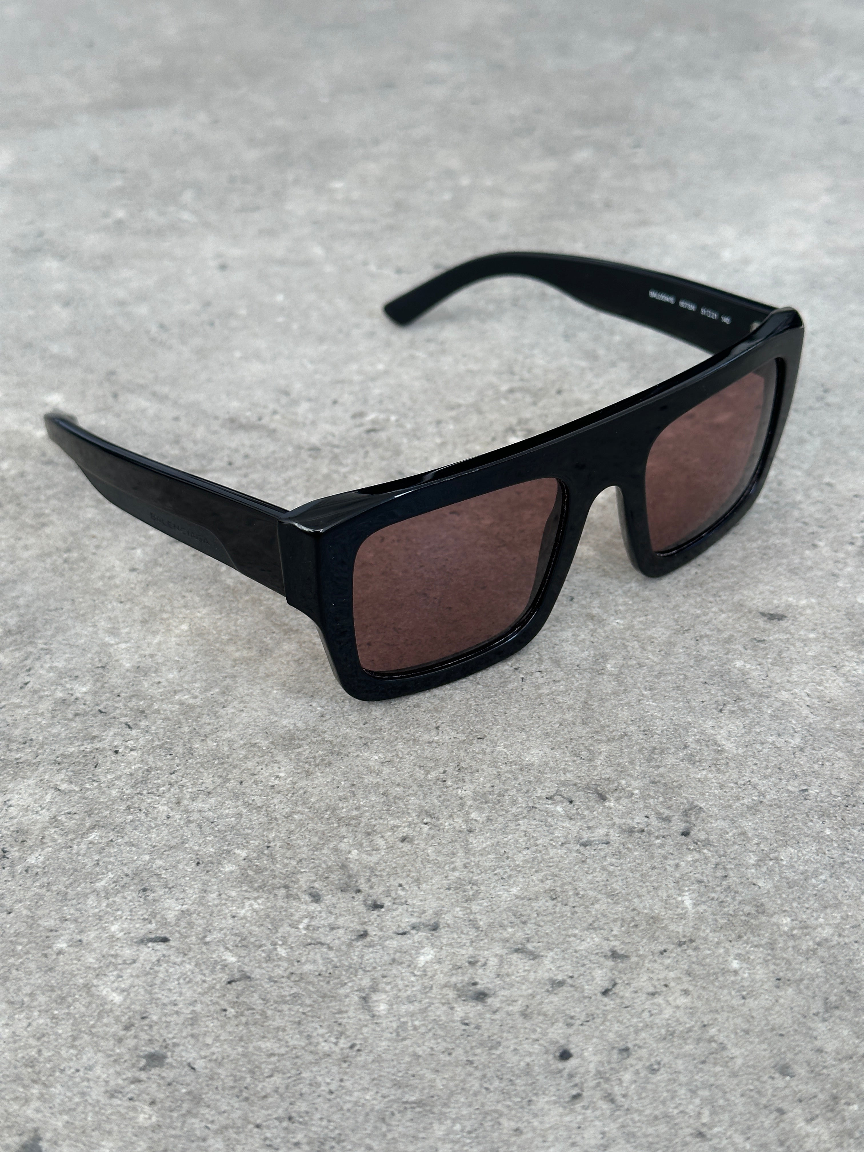 Balenciaga Edition Oversized Rectangular Sunglasses