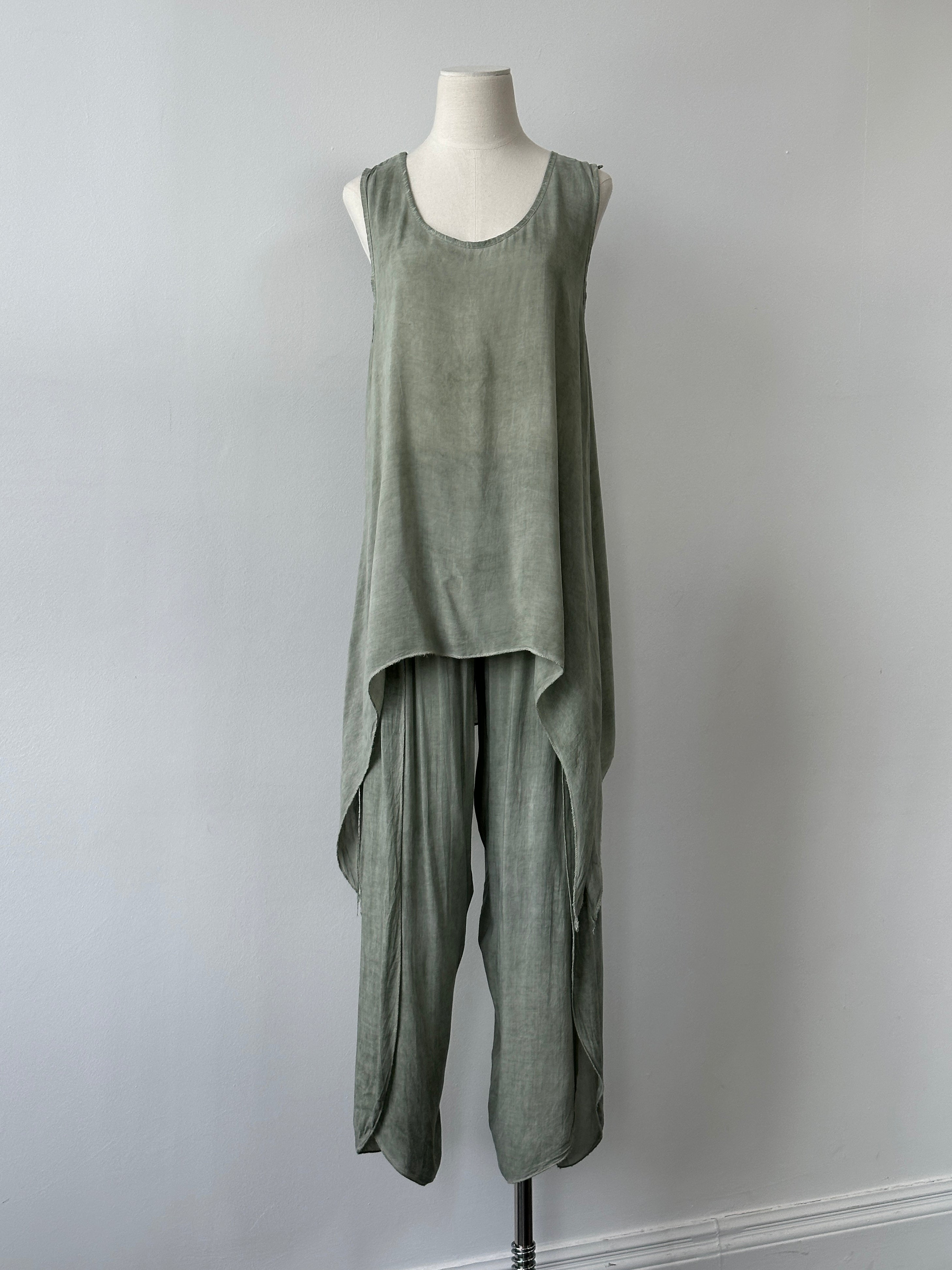 Vintage 1990s Sleeveless Two Piece - /W24