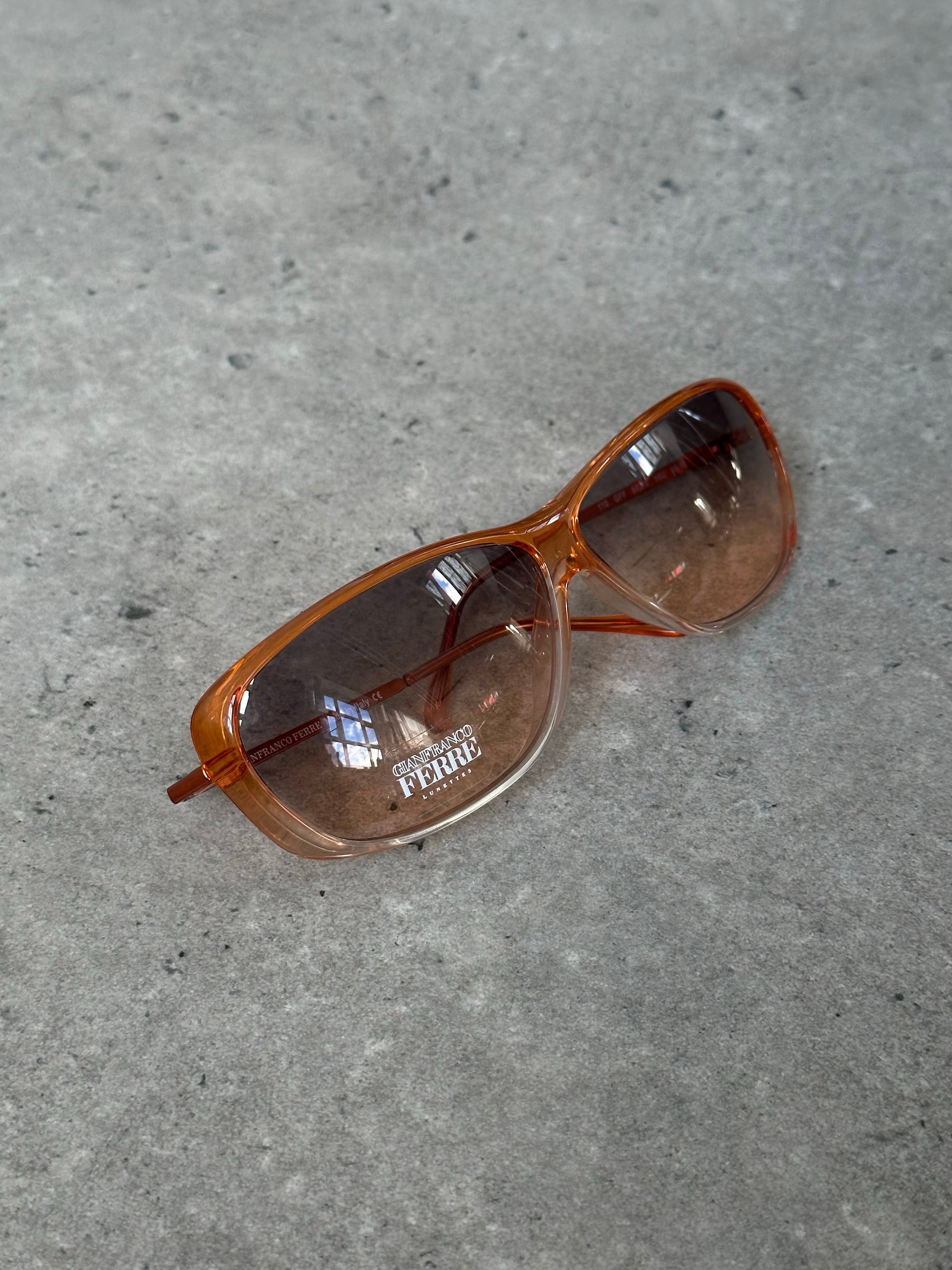 Gianfranco Ferre 1990s Gradient Shield Sunglasses