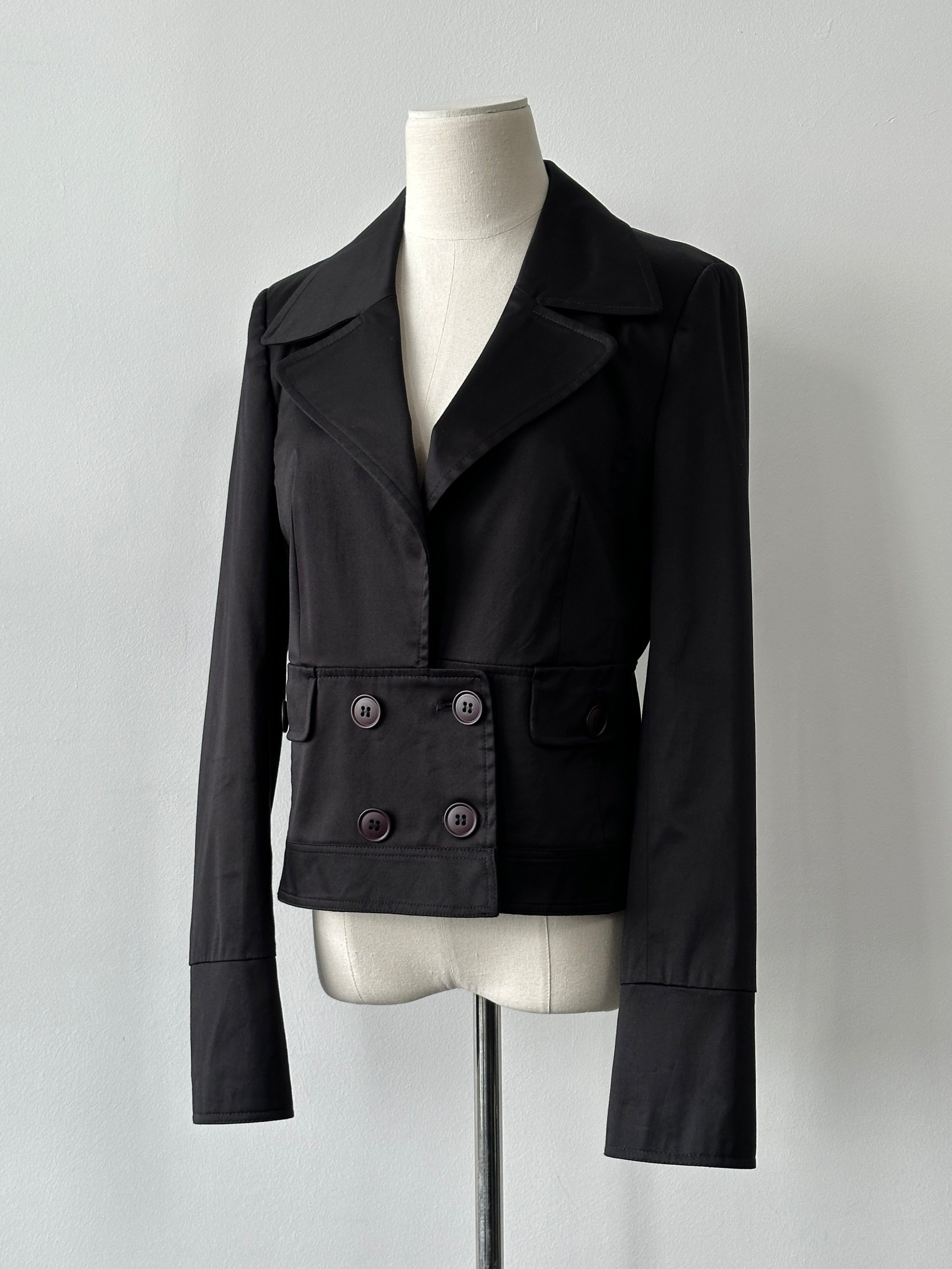 Iceberg 2000s Cotton Double Breasted Jacket - S-M