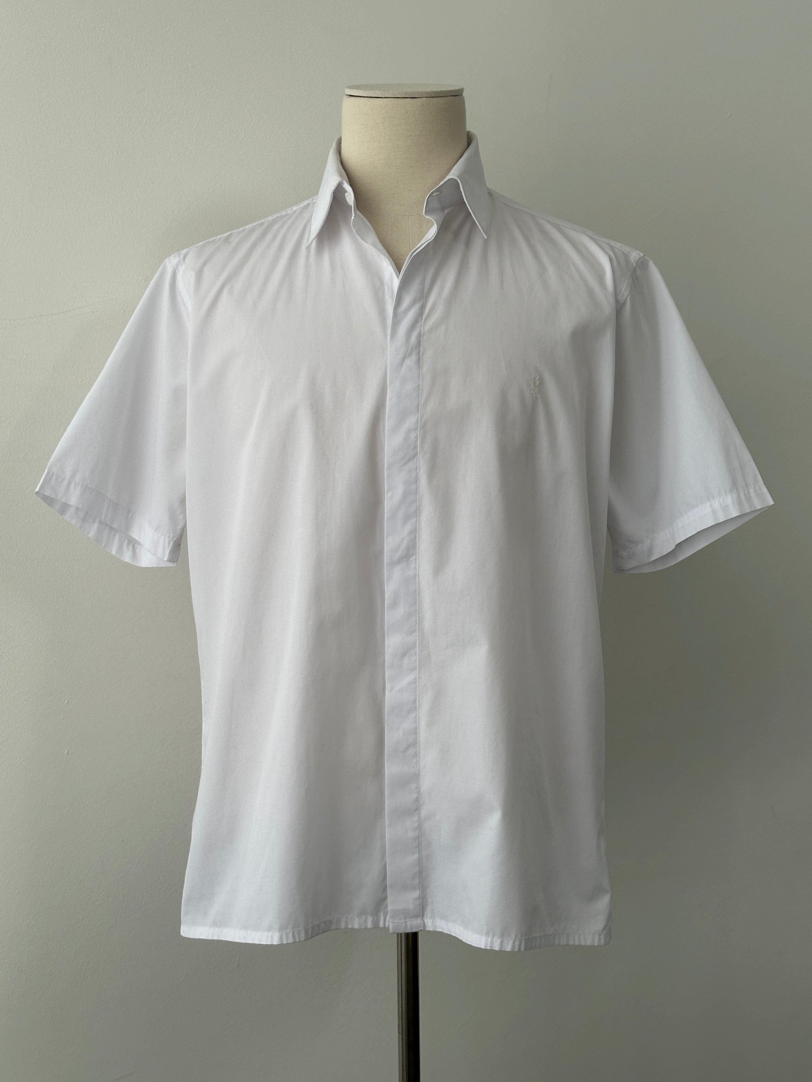 Yves Saint Laurent Pour Homme 2000s Short Sleeve Shirt - L