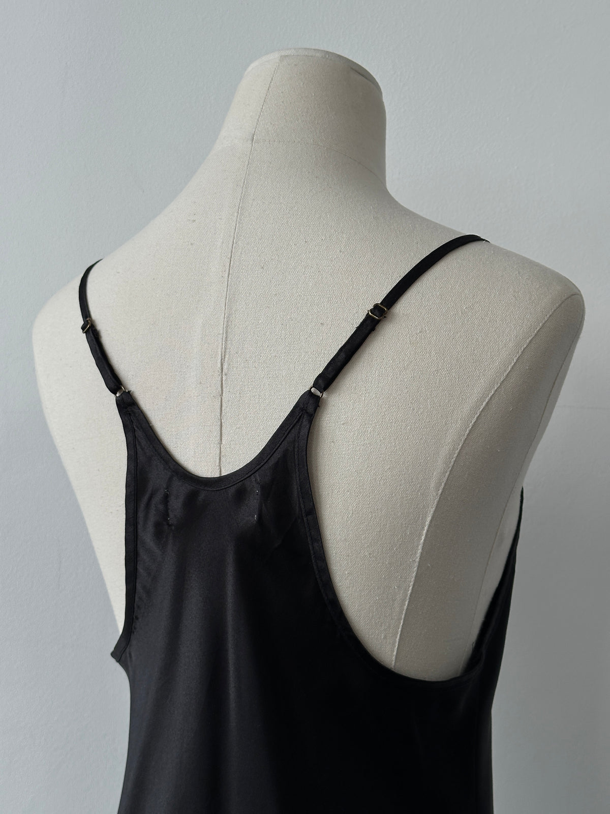 Oscar De La Renta Satin Lace Mini Slip Dress - M
