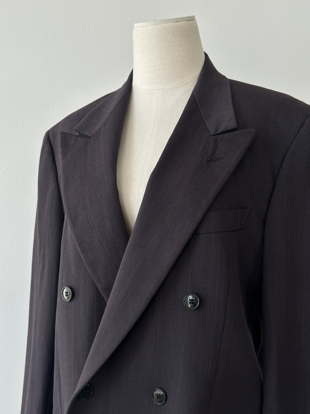 Christian Dior 1990s Pure Wool Double Breasted Blazer - M