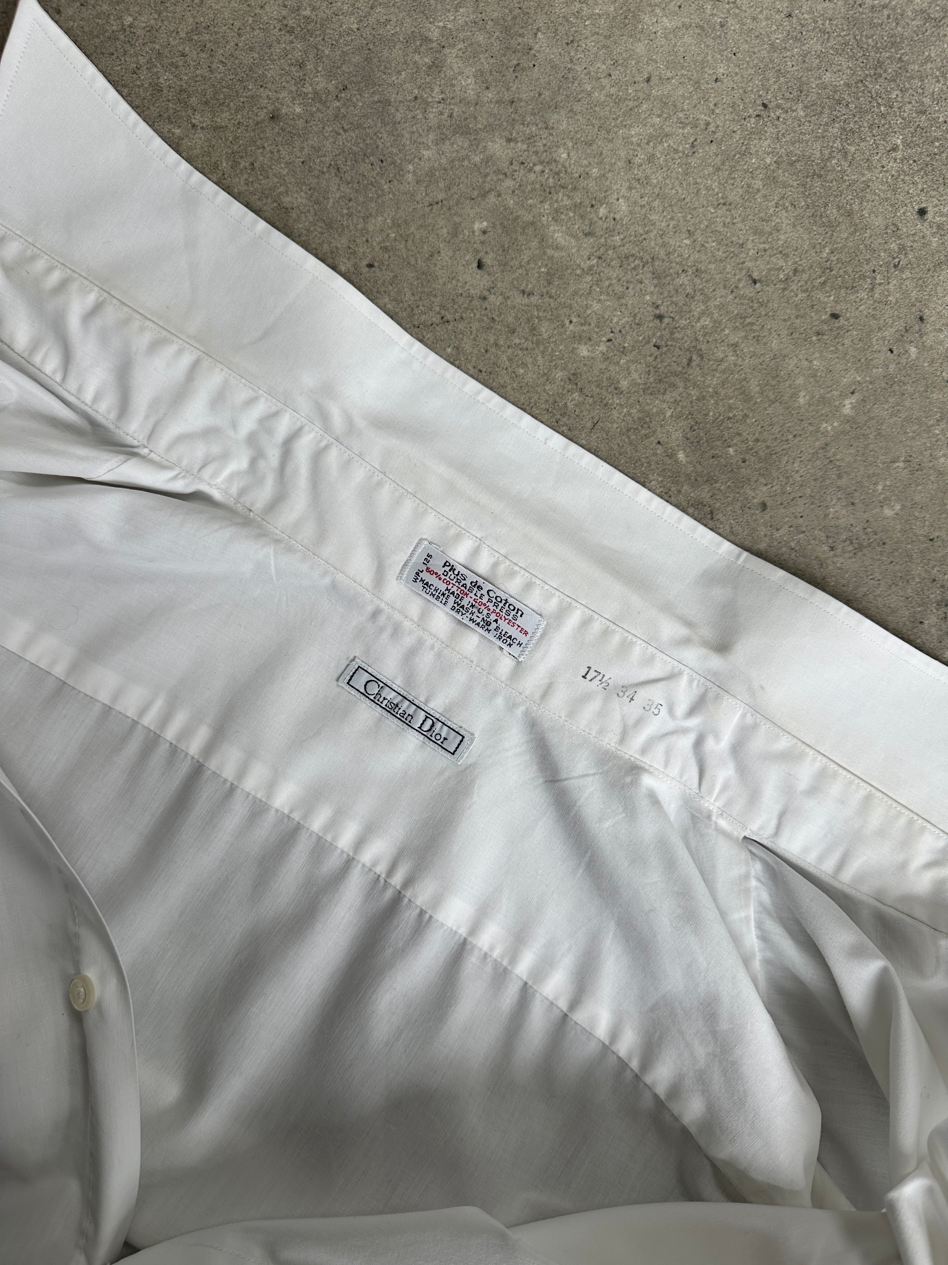 Christian Dior 1990s Cotton Logo Shirt - XL