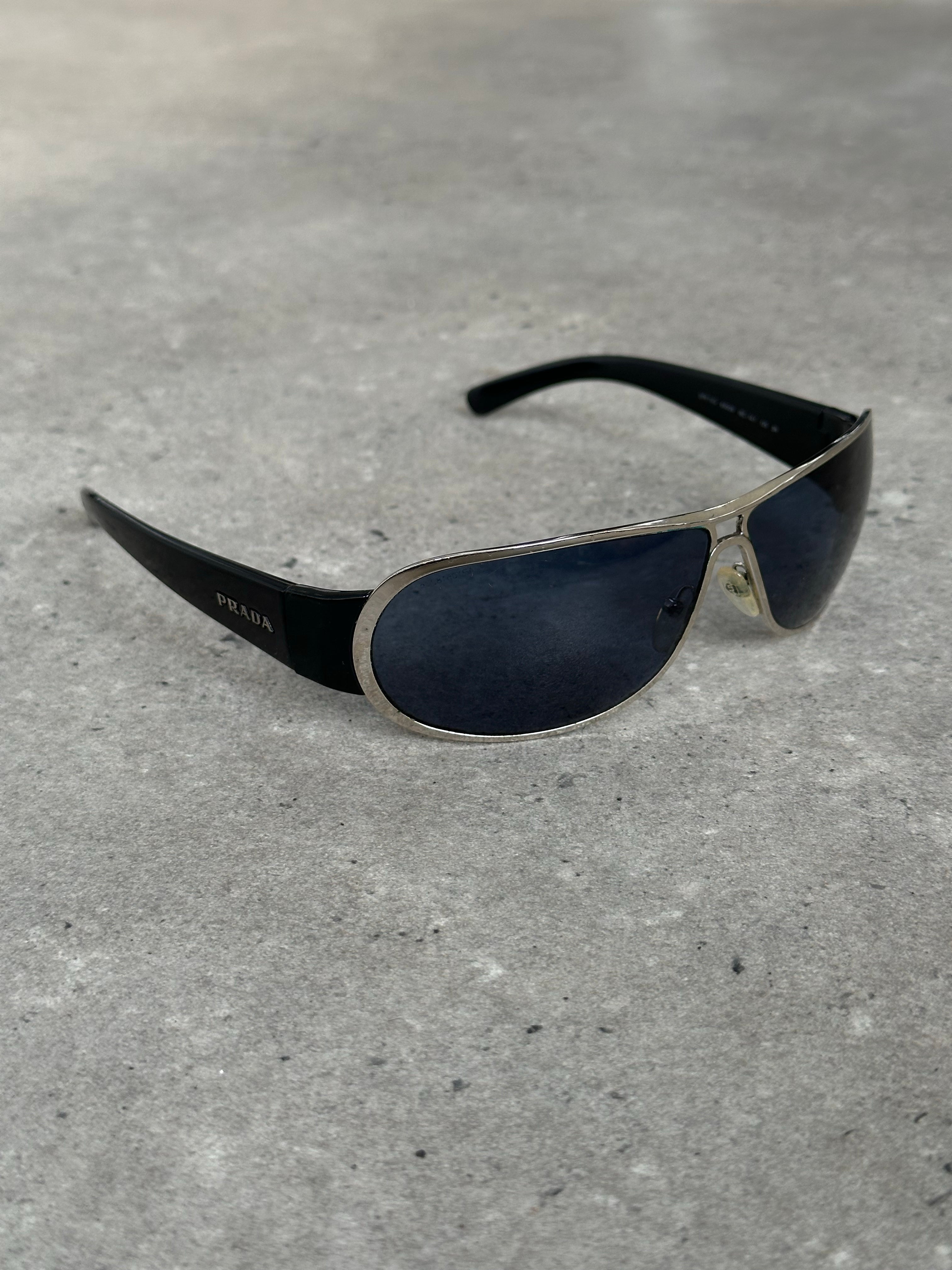 Prada 2000s Aviator Shield Sunglasses