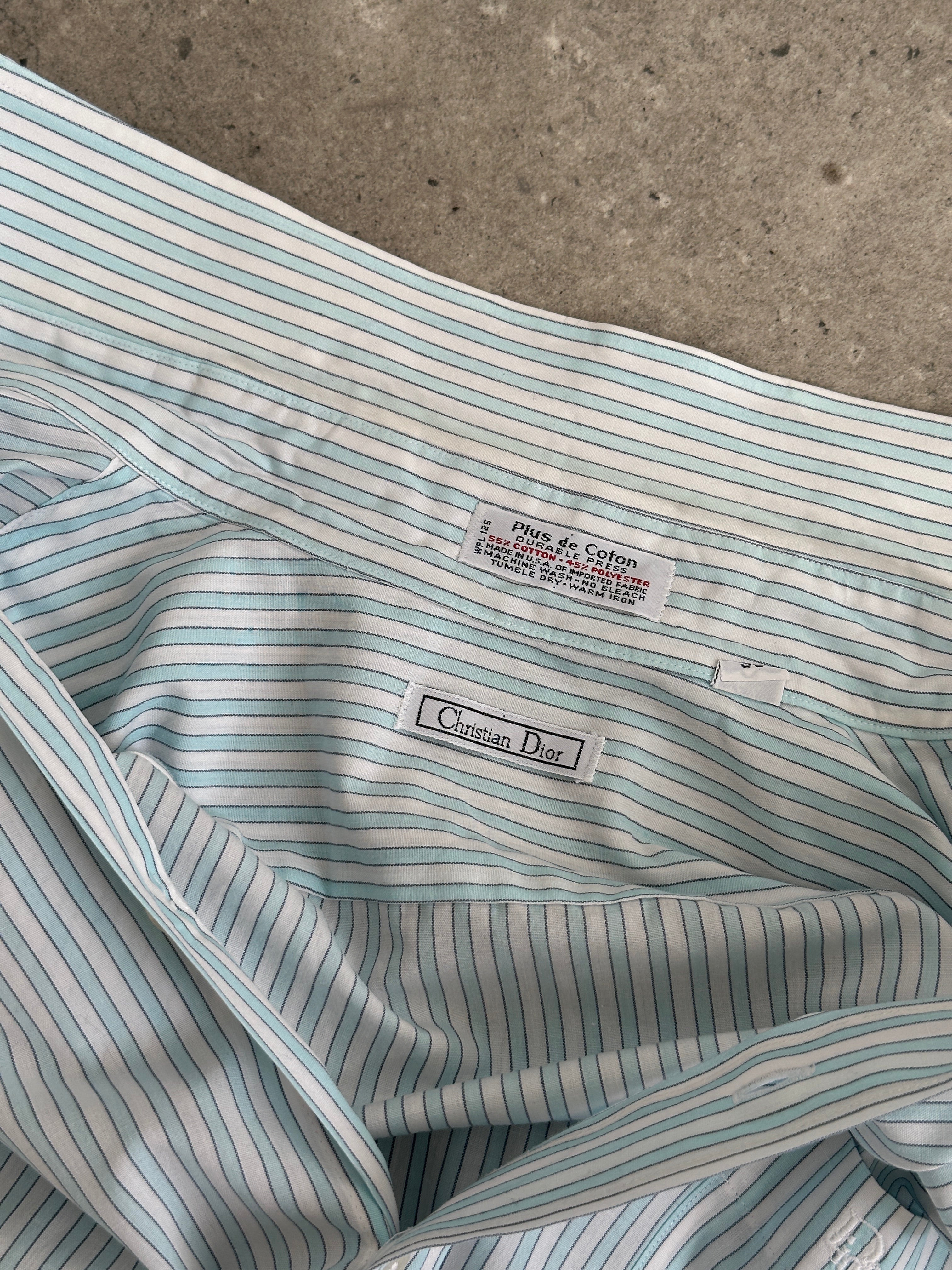 Christian Dior 1990s Cotton Check Short Sleeve Shirt - L