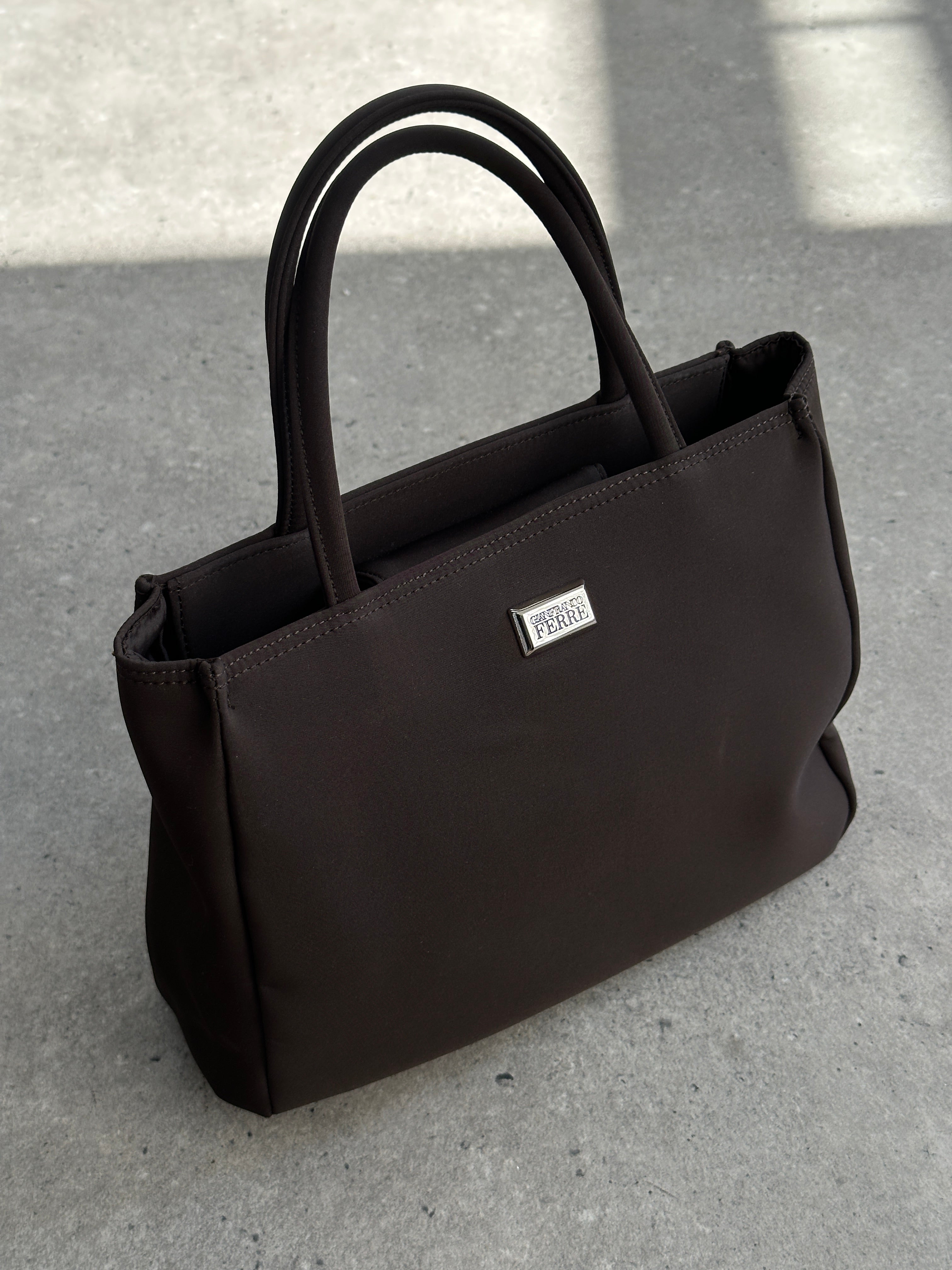 Gianfranco Ferre 2000s Logo Shoulder Bag