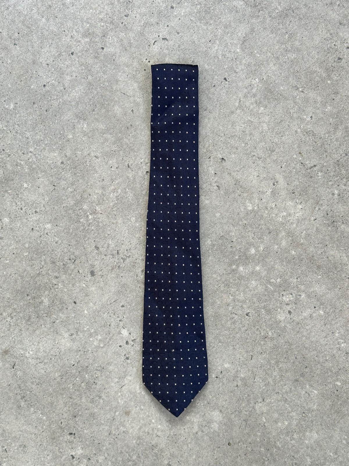 Italian Vintage 1990s Pure Silk Print Tie