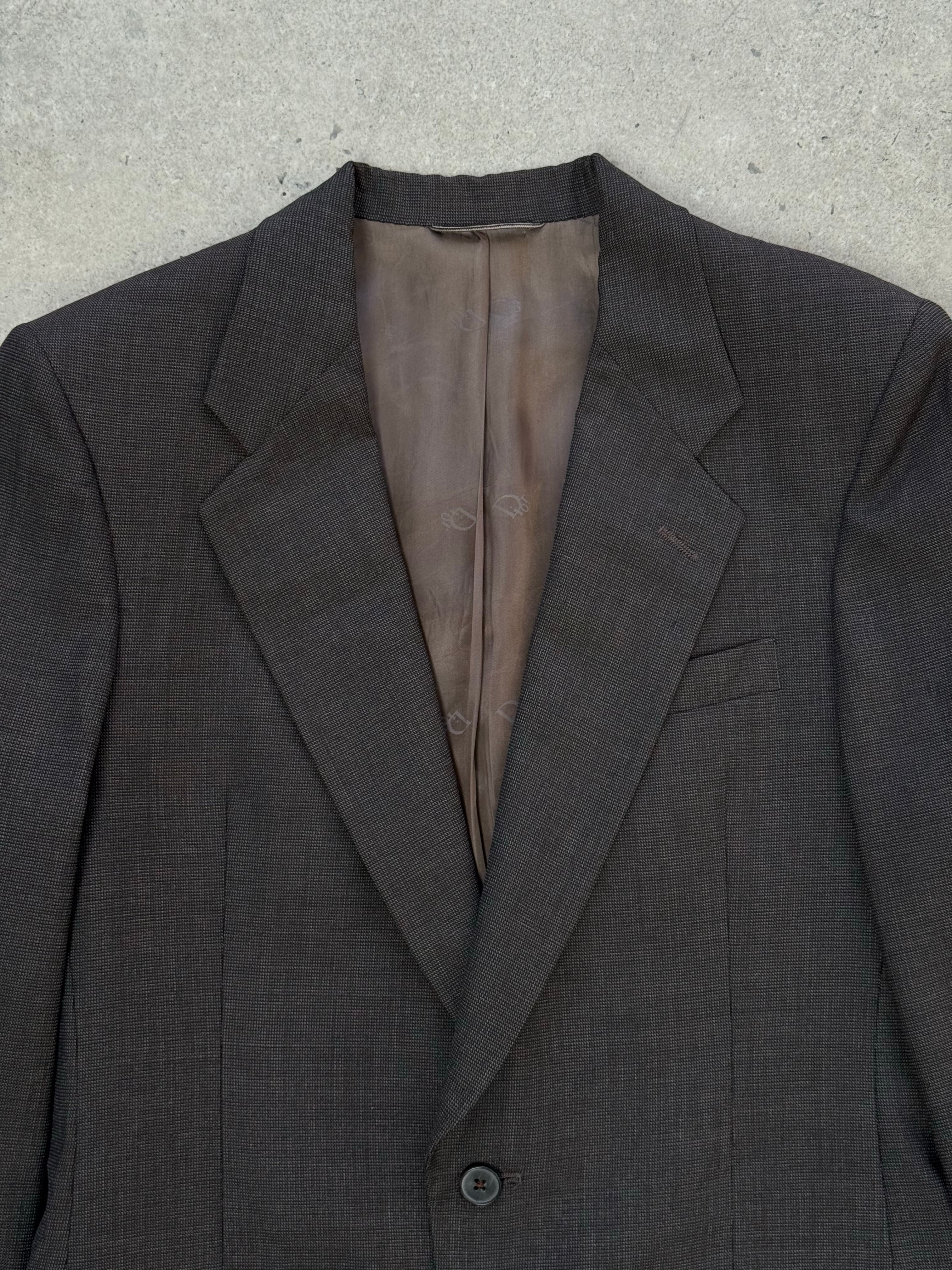 Christian Dior Monsieur 1980s Wool Single Breasted Blazer - 38R/S