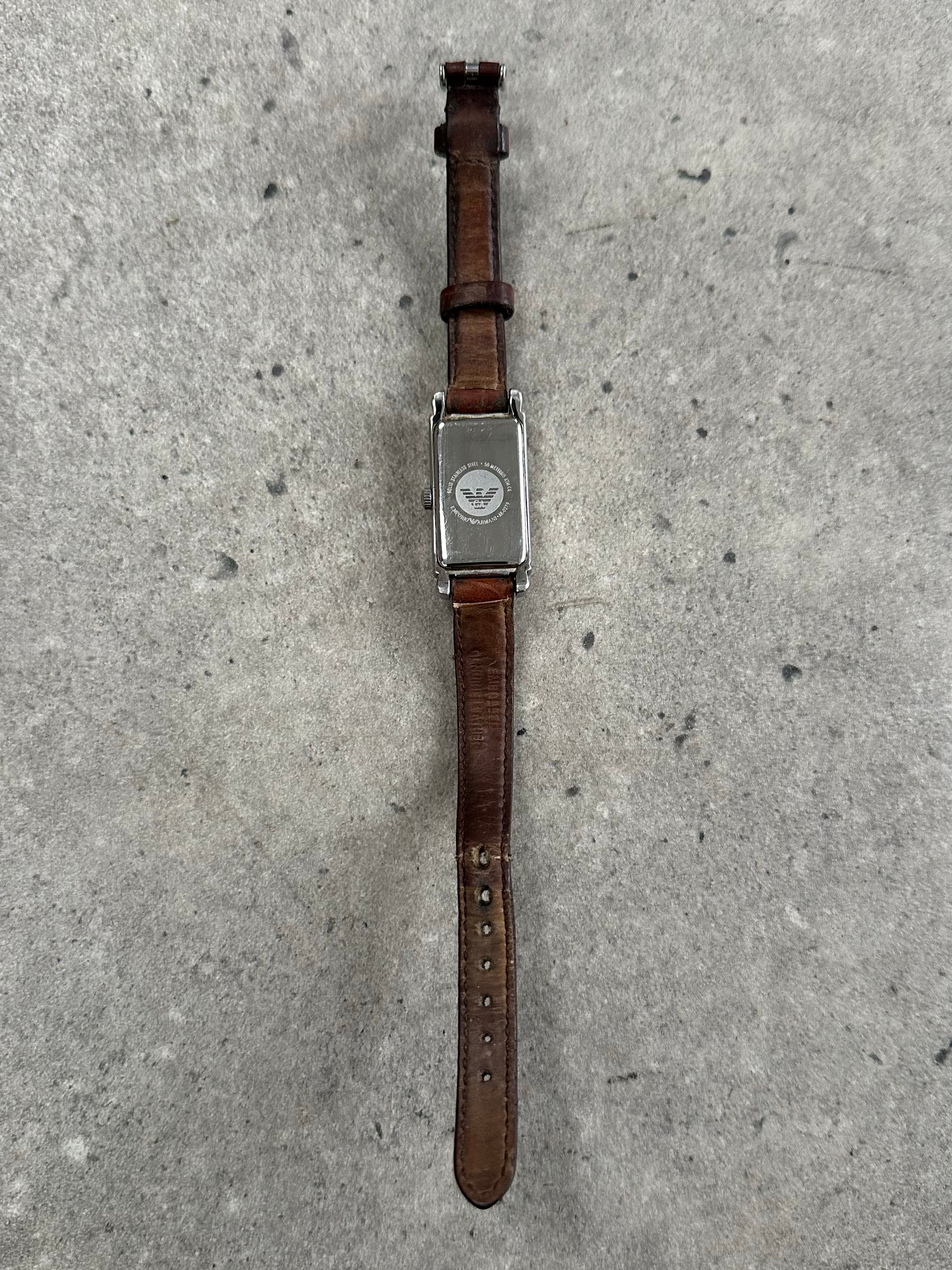 Emporio Armani 2000s Leather Watch