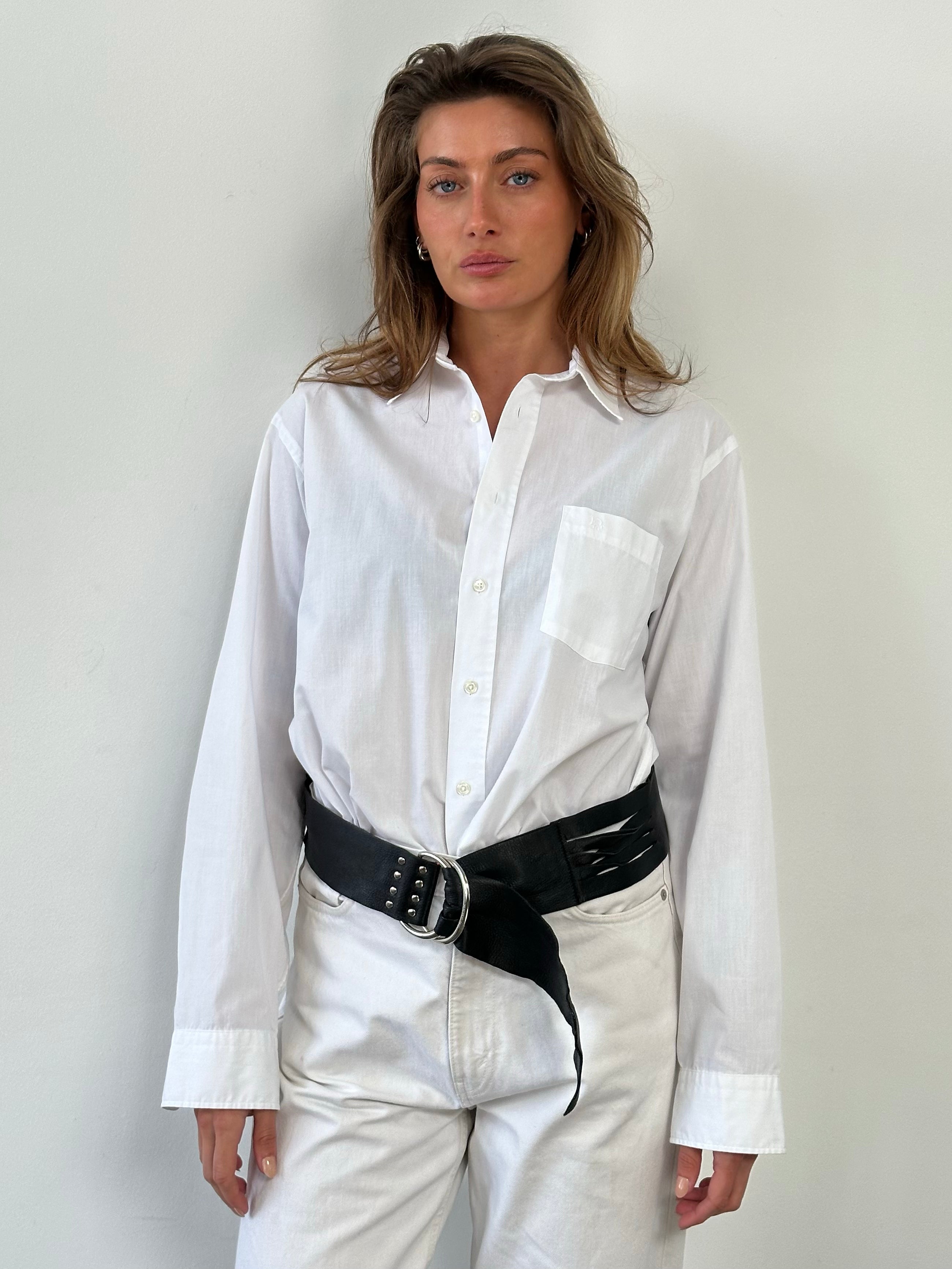 Christian Dior 1990s Cotton Logo Shirt -