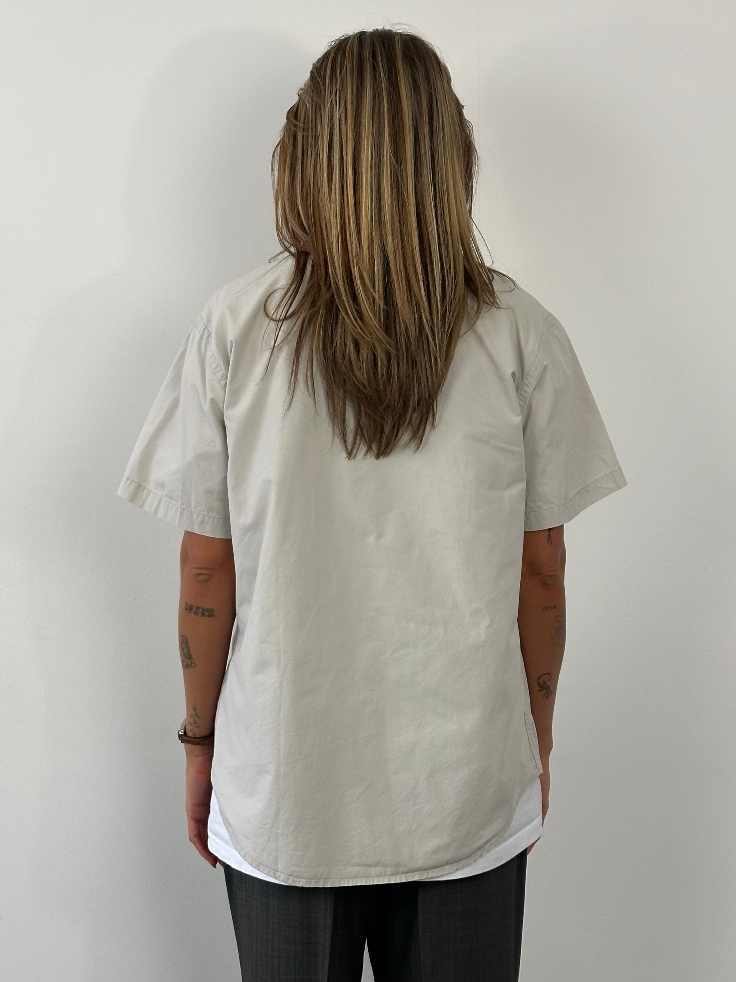 Armani Jeans 1990s Pure Cotton Short Sleeve Shirt - M