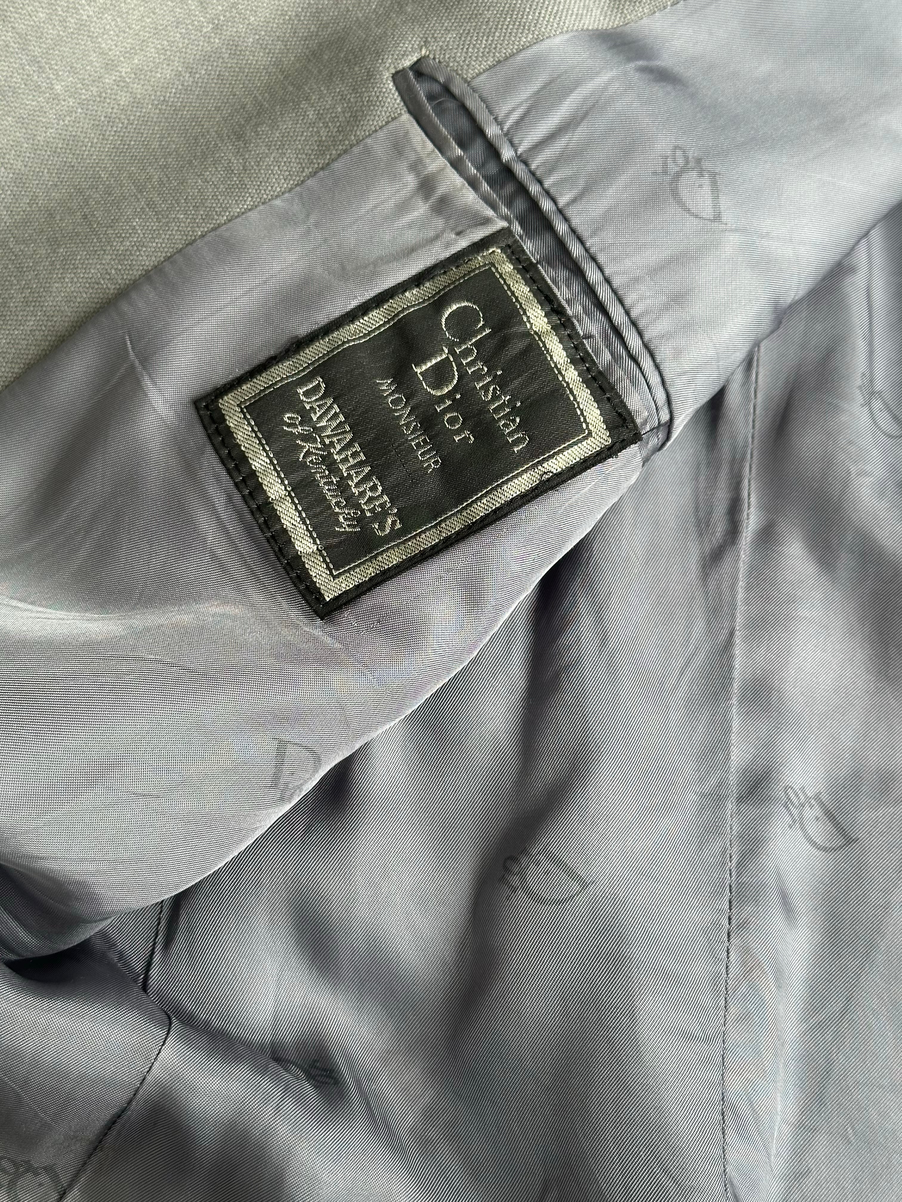 Christian Dior Monsieur 1990s Wool Single Breasted Blazer - 46R