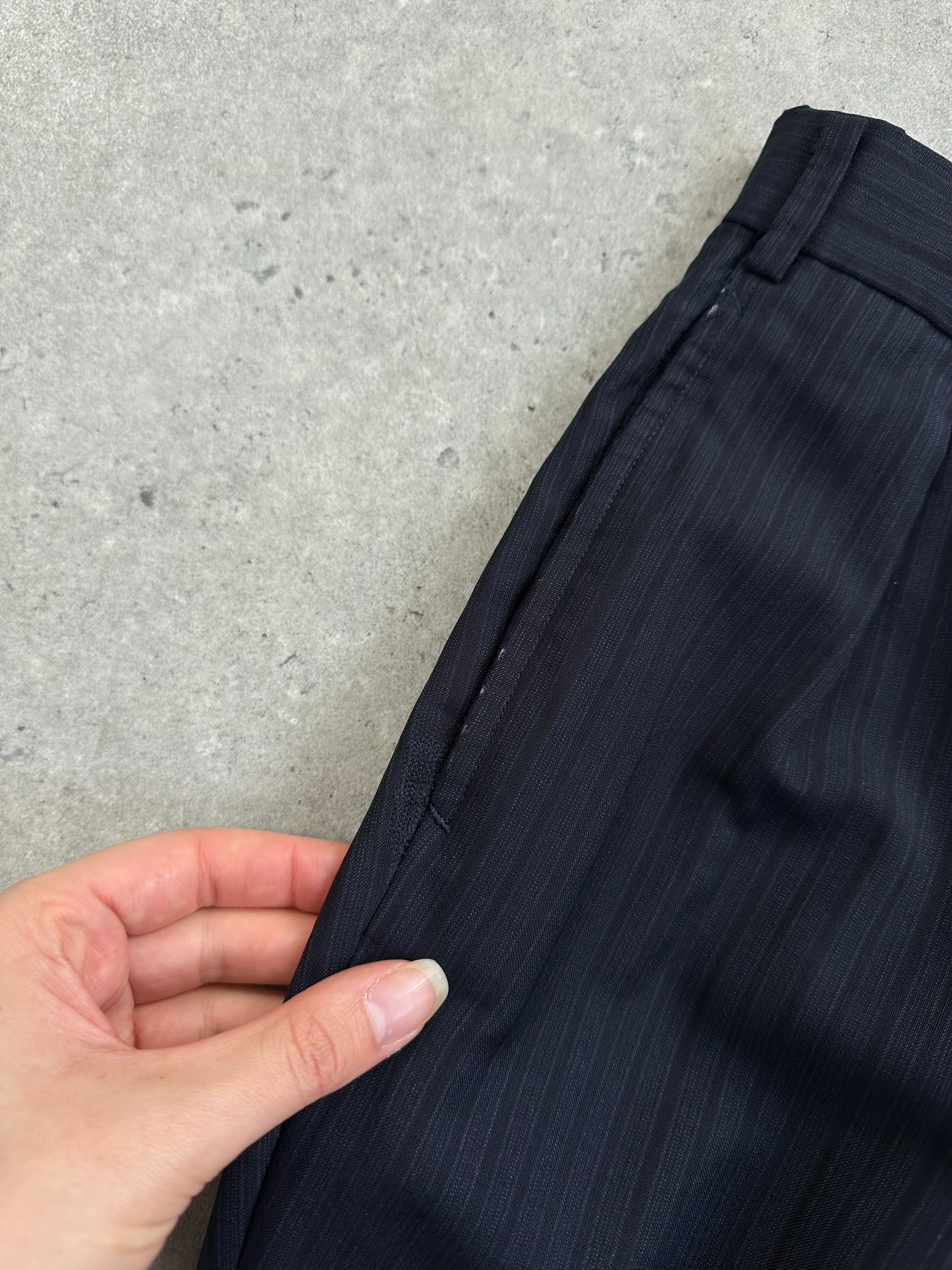 Burberry London 1990s Pure Wool Striped Suit - 42S/W34