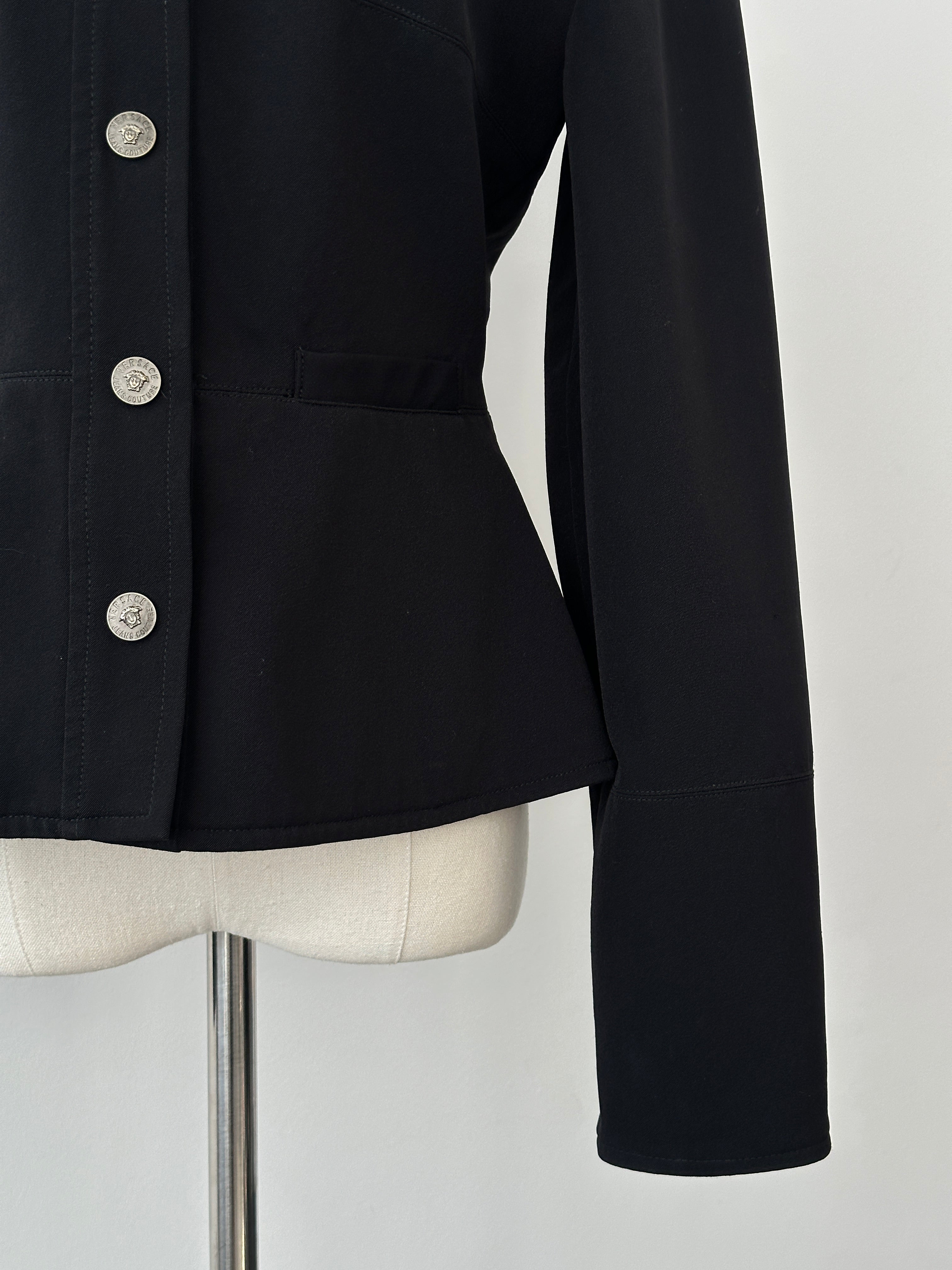 Versace Jeans Couture 2000s Bespoke Button Jacket - S
