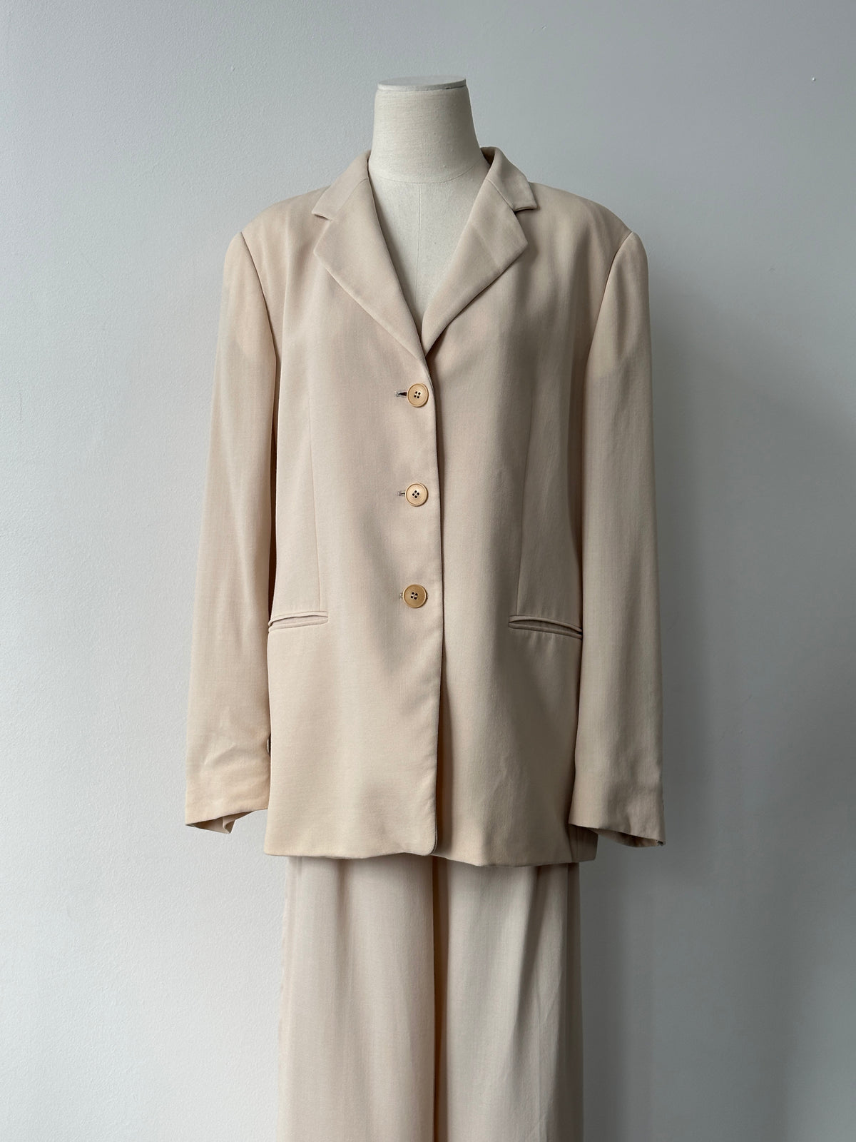 Mani 1990s Pure Wool Single Breasted Suit - L/W30