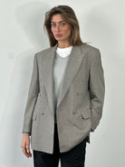 Burberry 1990s Bespoke Button Wool Double Breasted Blazer - 36S/L