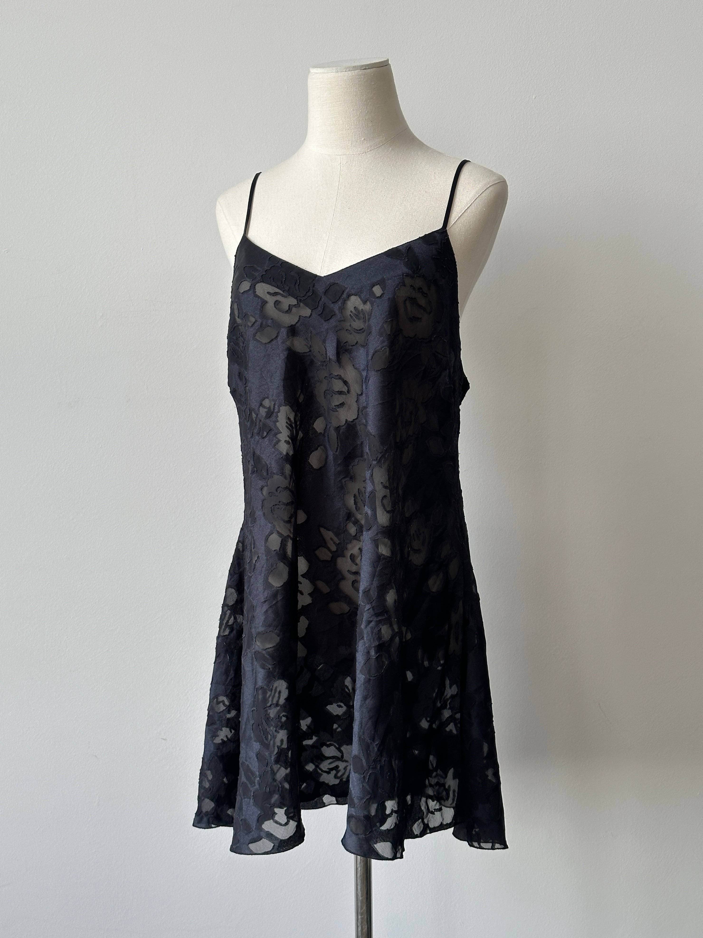 Victoria's Secret 1990s sheer dress in size large, featuring lightweight, transparent fabric and vintage-inspired style.