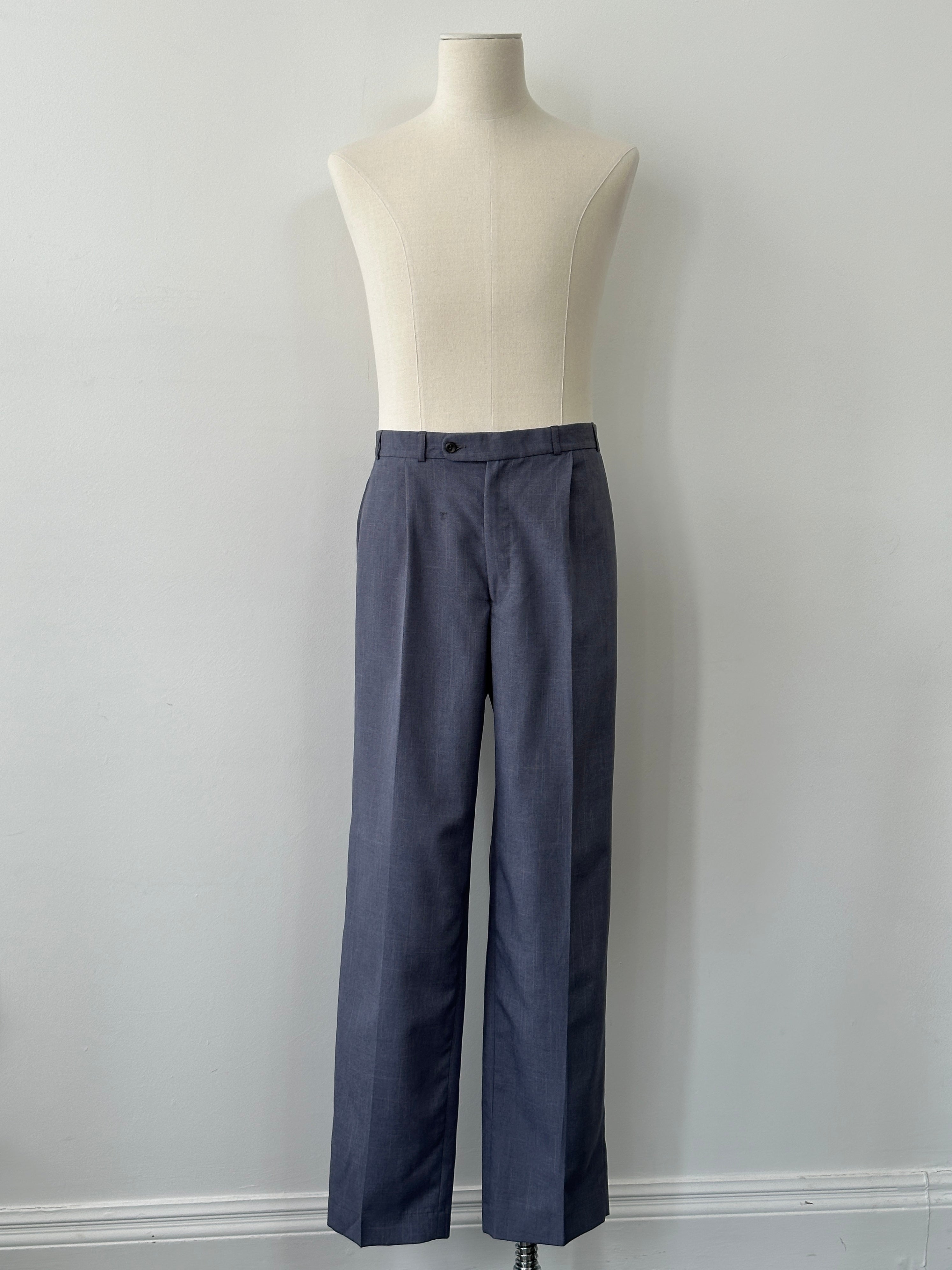 Vintage 1990s Straight Leg High Waisted Trousers - W32