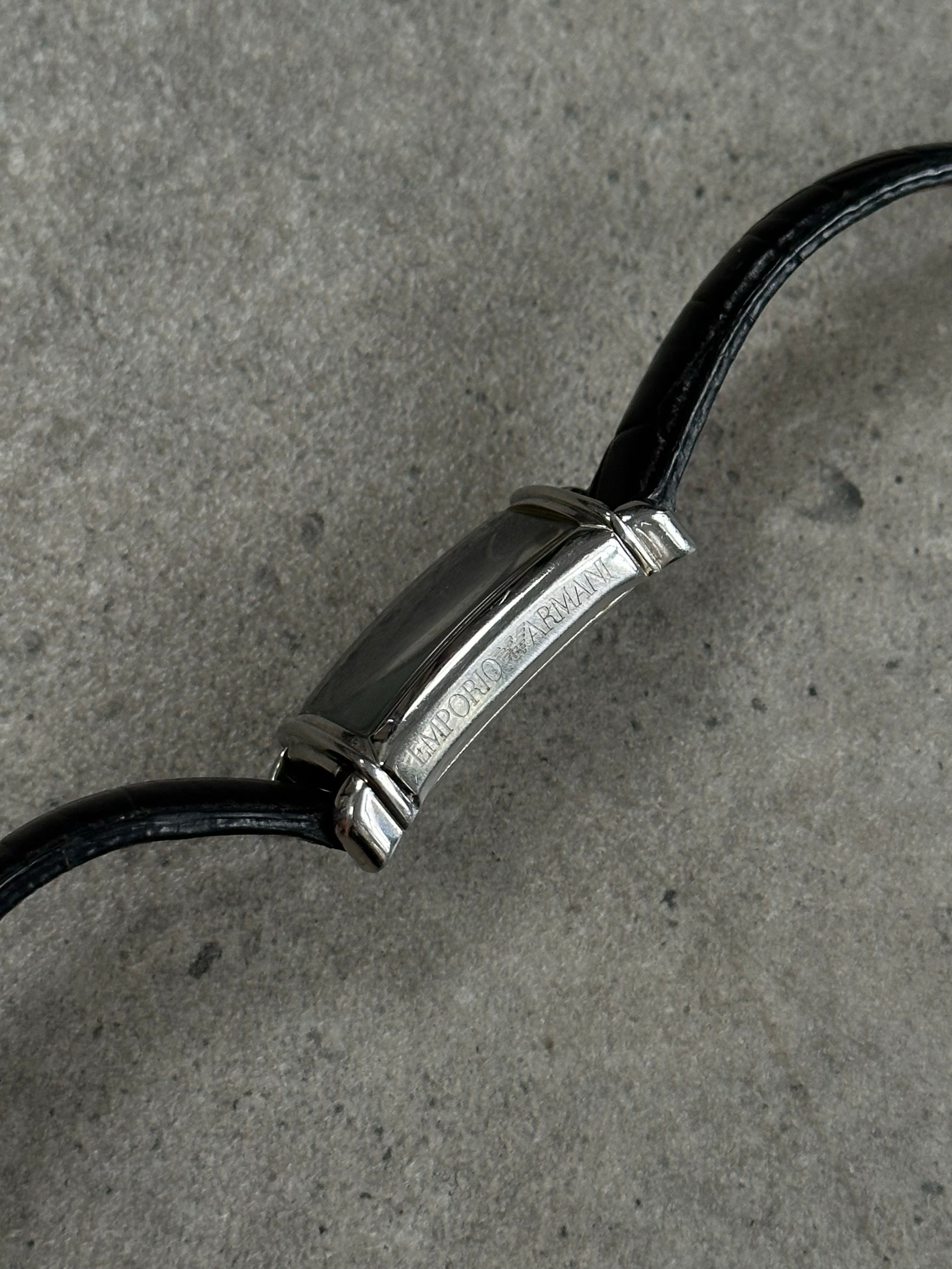 Emporio Armani 2000s Leather Watch