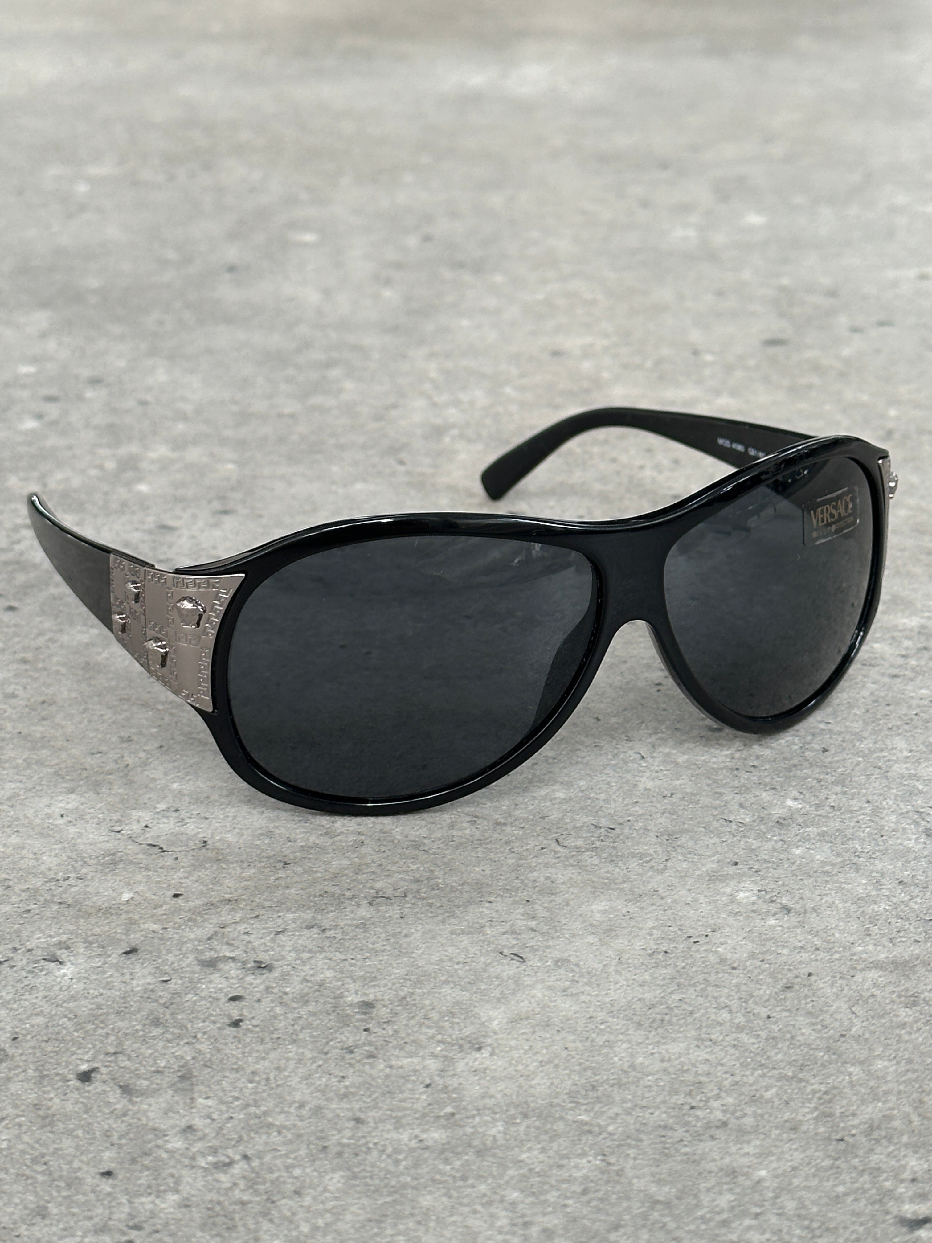 Versace 2000s Oversized Medusa Logo Sunglasses | SYLK