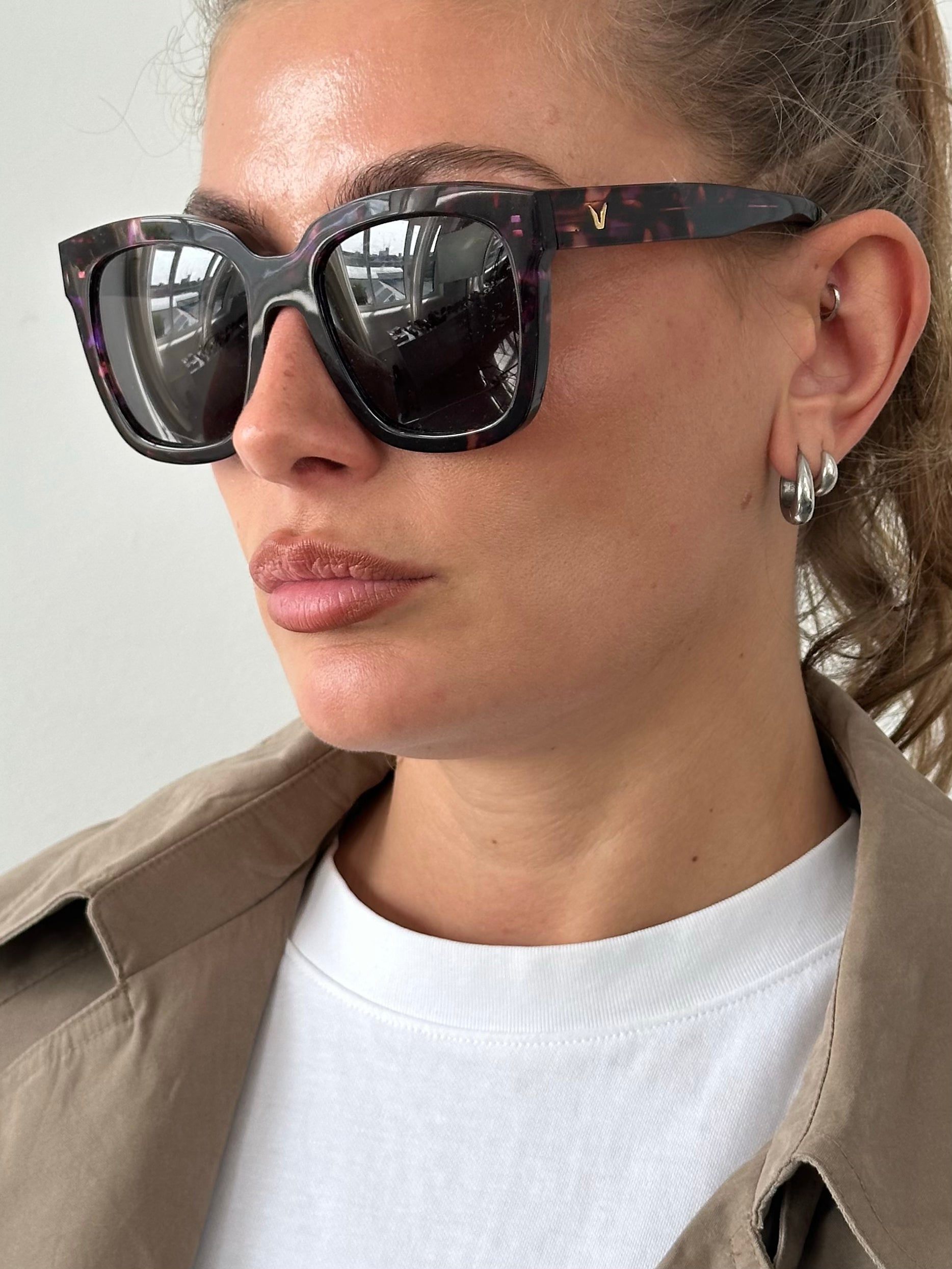 Gentle Monster Dreamer Hoff Oversized Square Logo Sunglasses | SYLK