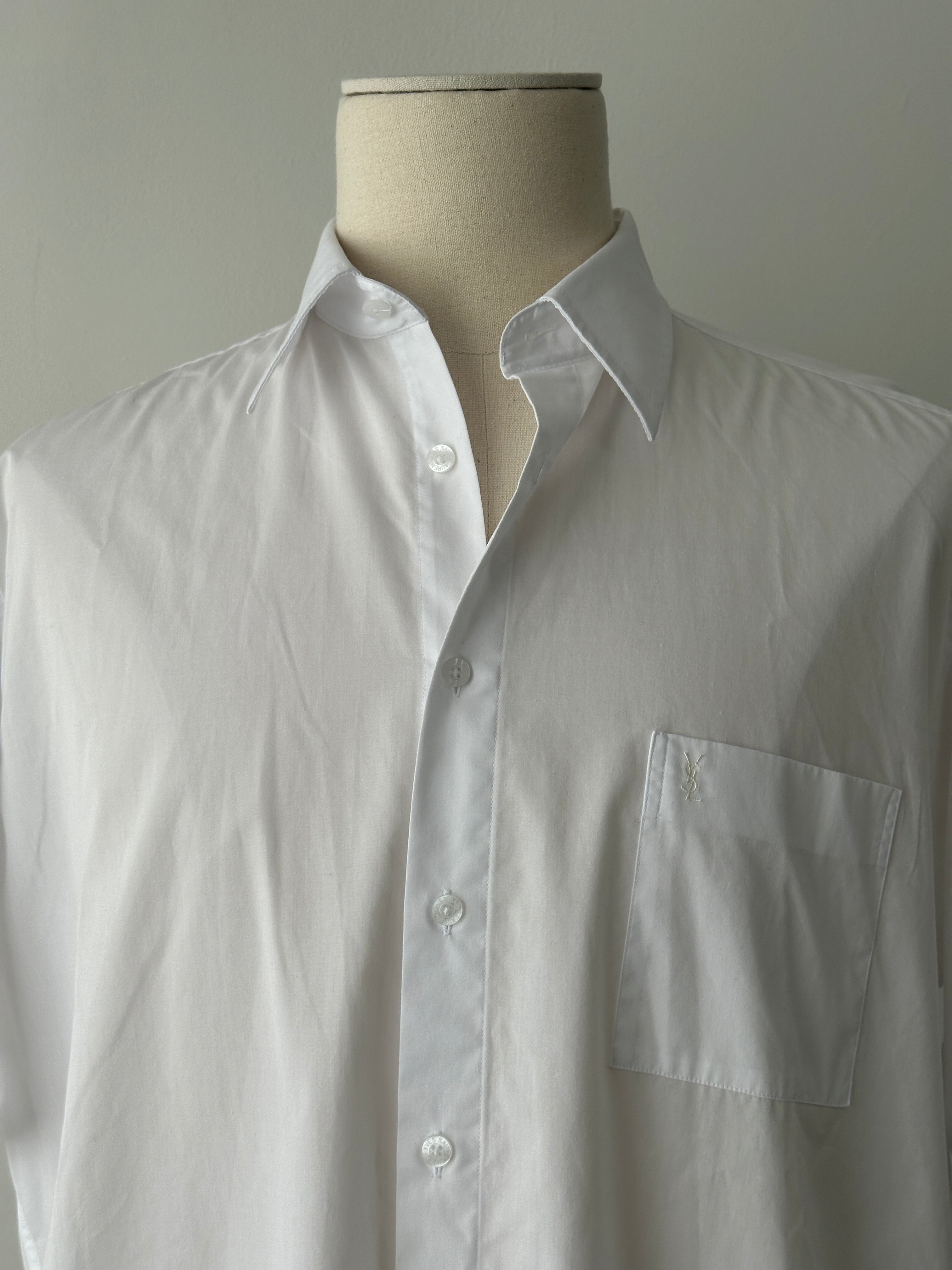 Yves Saint Laurent 2000s Short Sleeve Shirt - XL