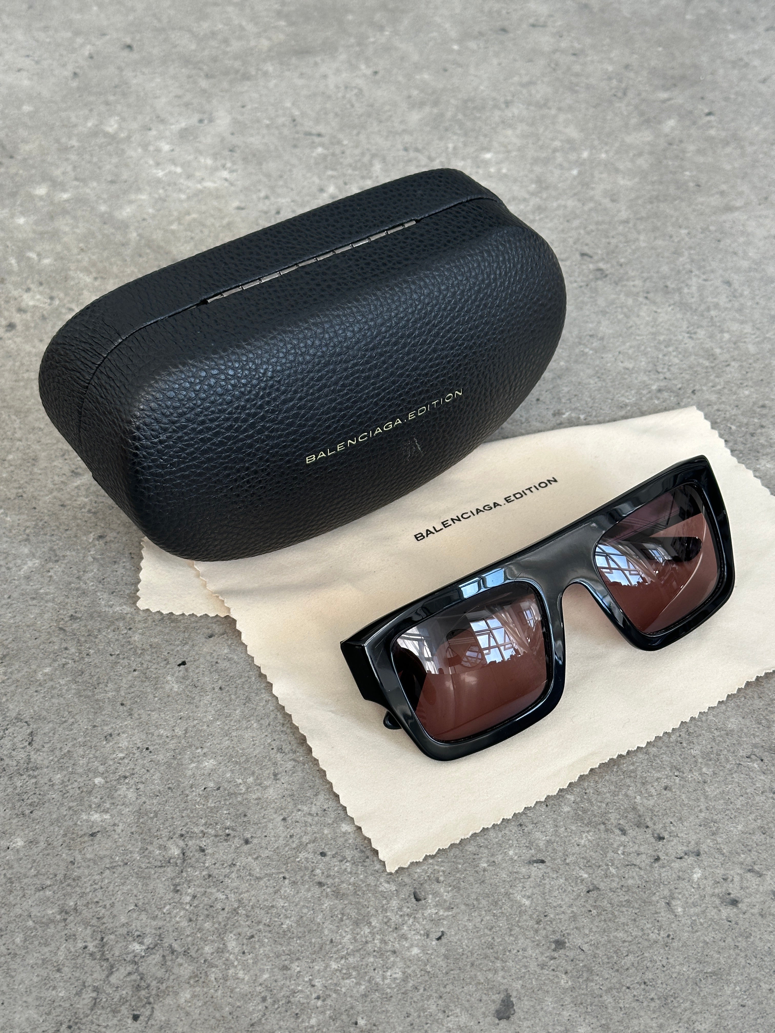 Balenciaga Edition Oversized Rectangular Sunglasses