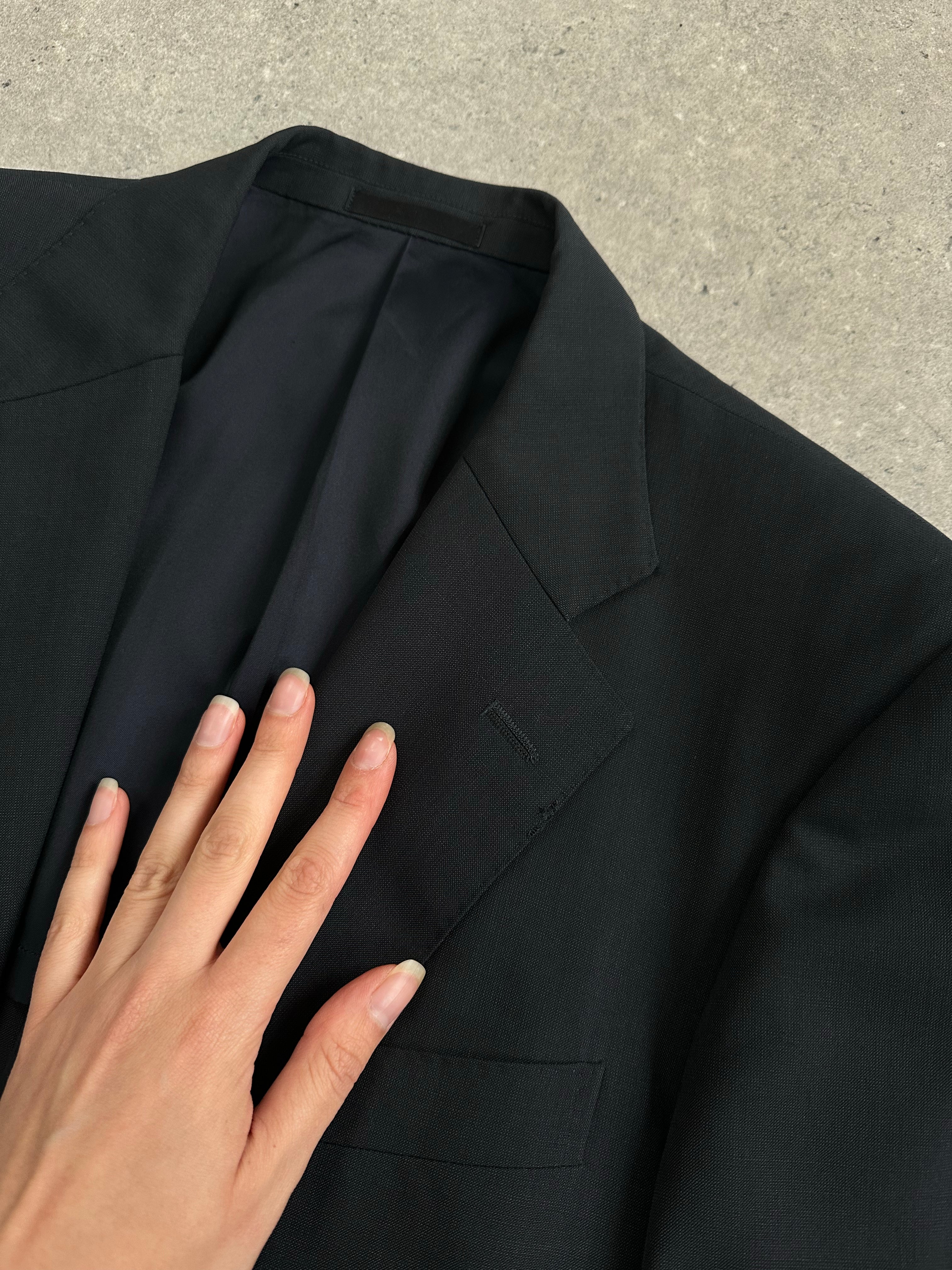 Burberry 1990s Pure Wool Single Breasted Suit - 40S/W36