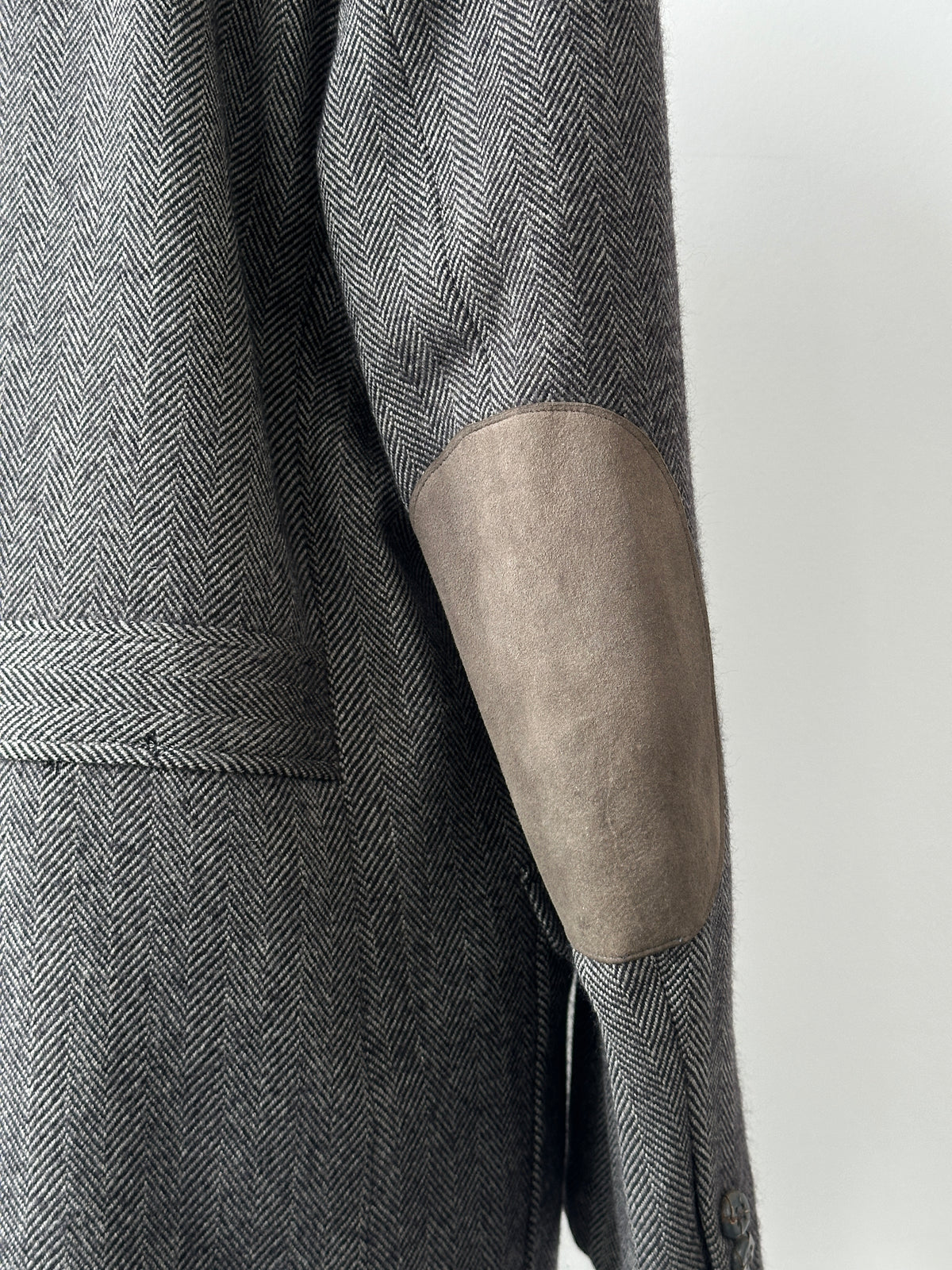 Christian Dior Sports 1980s Pure Wool Herringbone Blazer - M-L