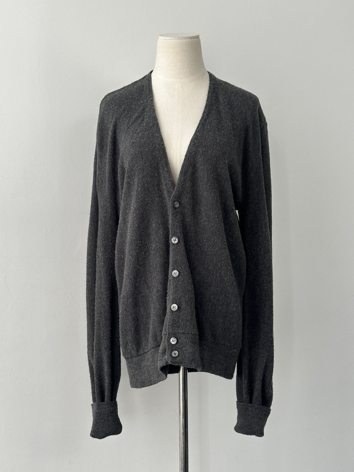 Christian Dior 1990s Knit Logo Cardigan - M