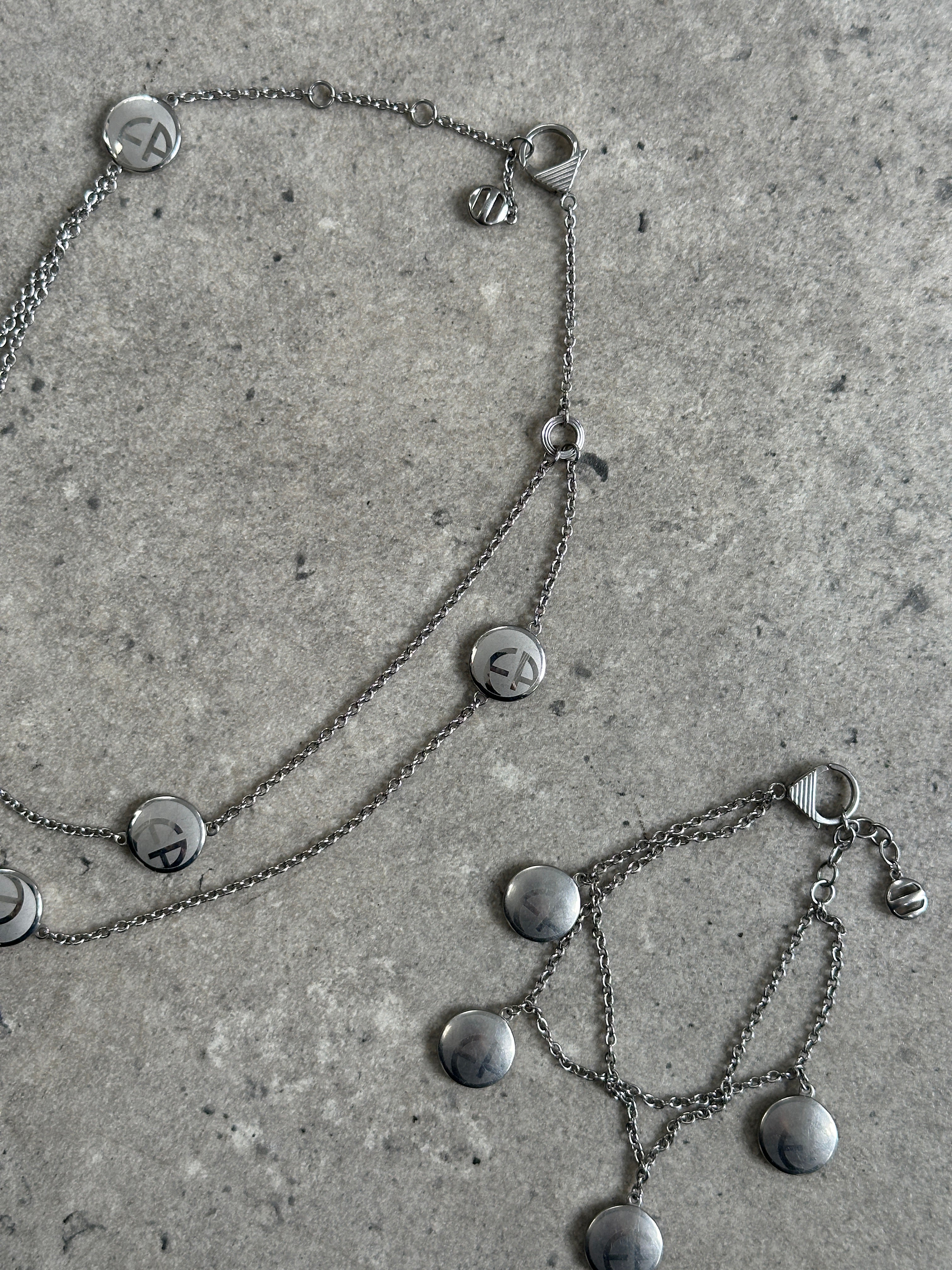 Emporio Armani 2000s Bracelet & Necklace Set | SYLK