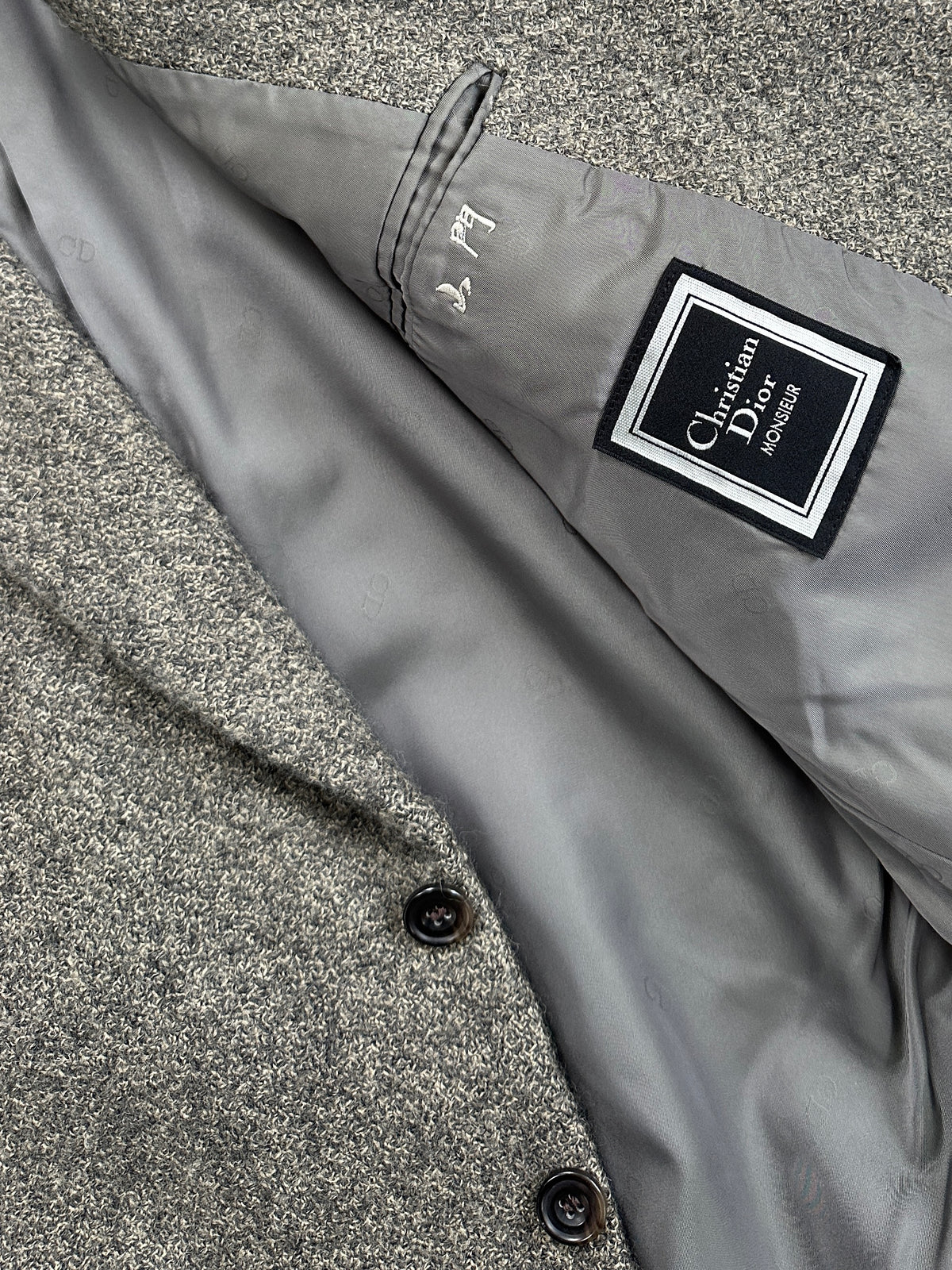 Christian Dior 1990s Pure Brushed Wool Single Breasted Blazer - S-M