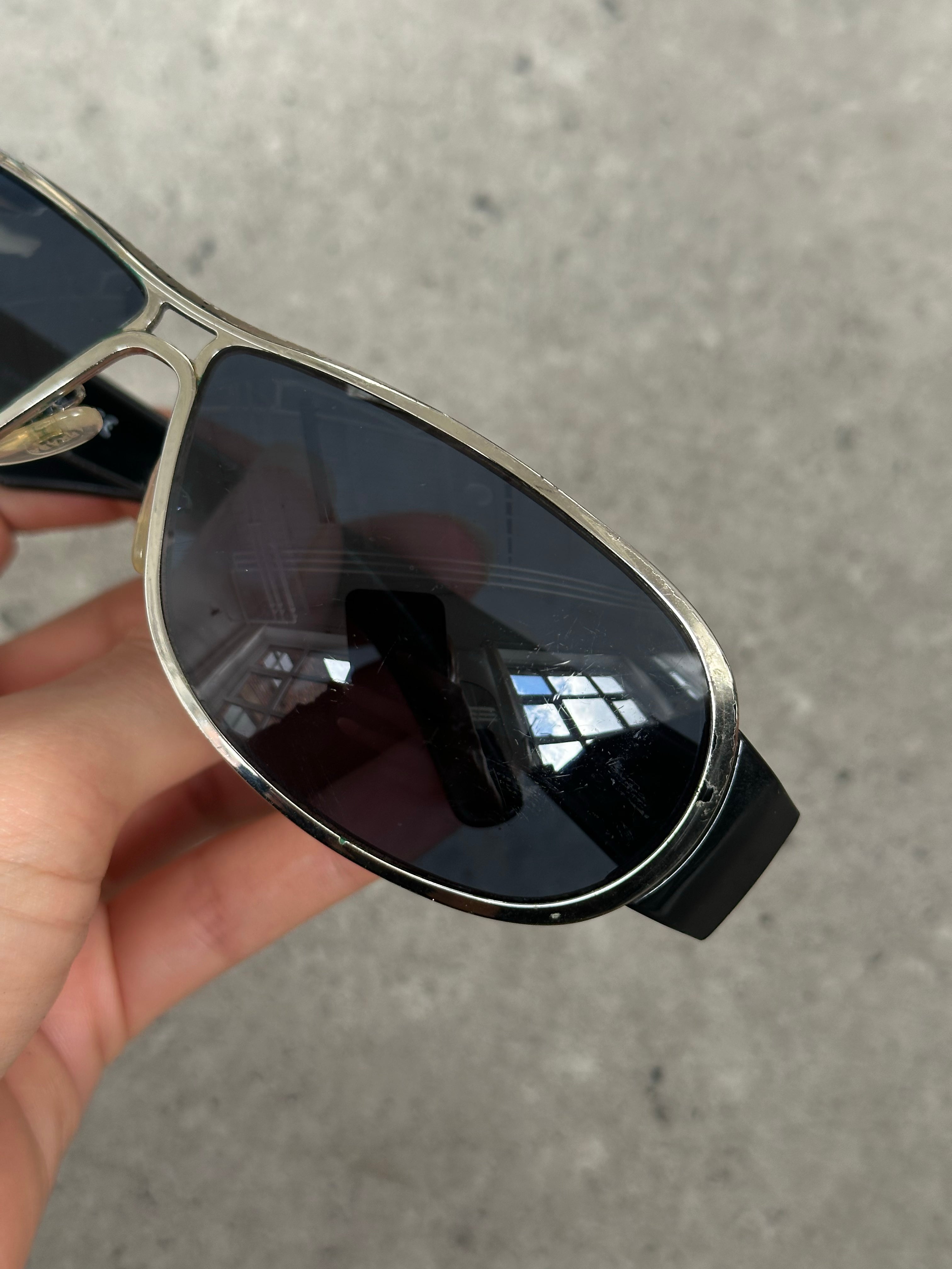 Prada 2000s Aviator Shield Sunglasses