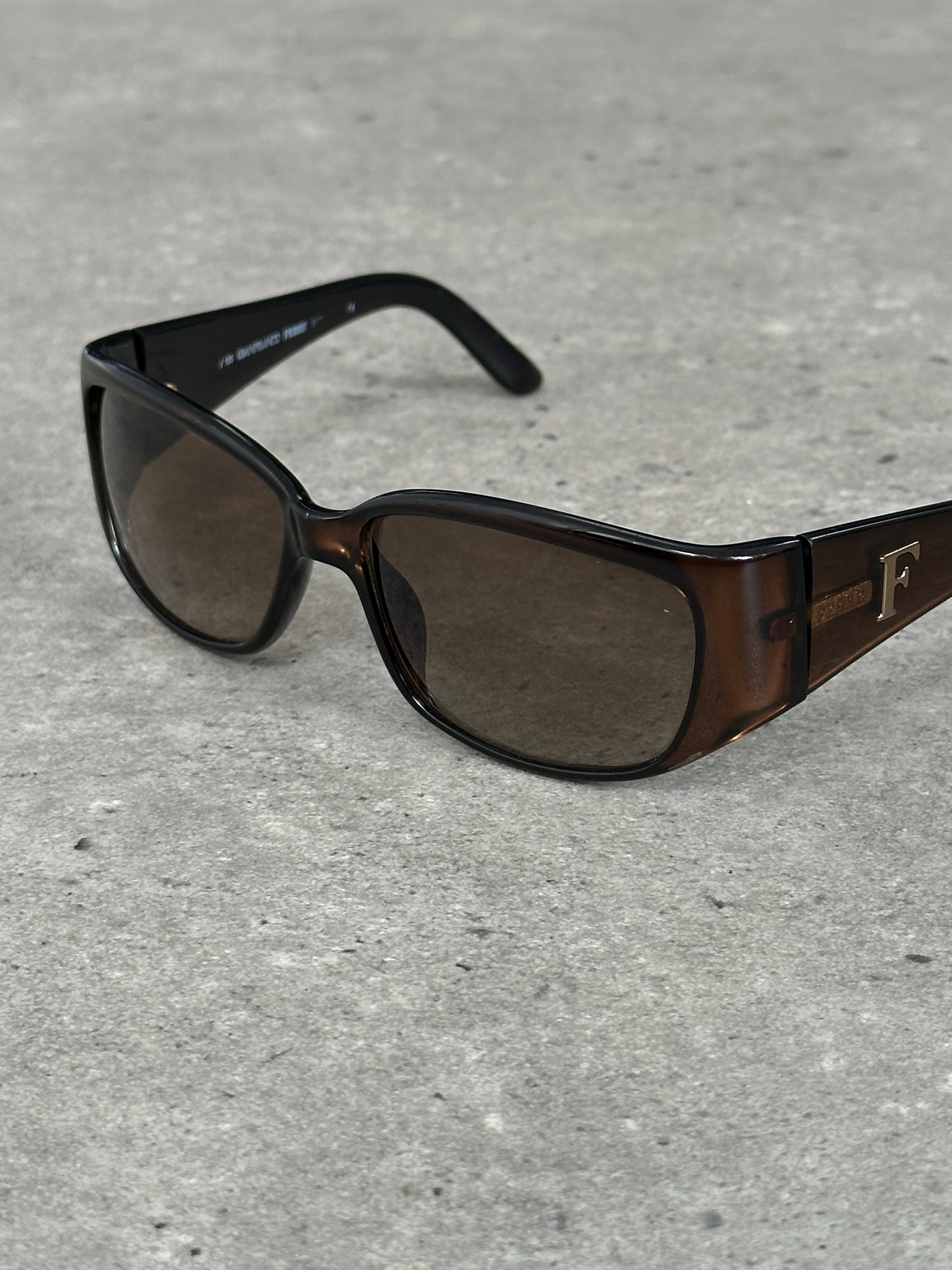 Gianfranco Ferre 1990s Oversized Rectangular Sunglasses