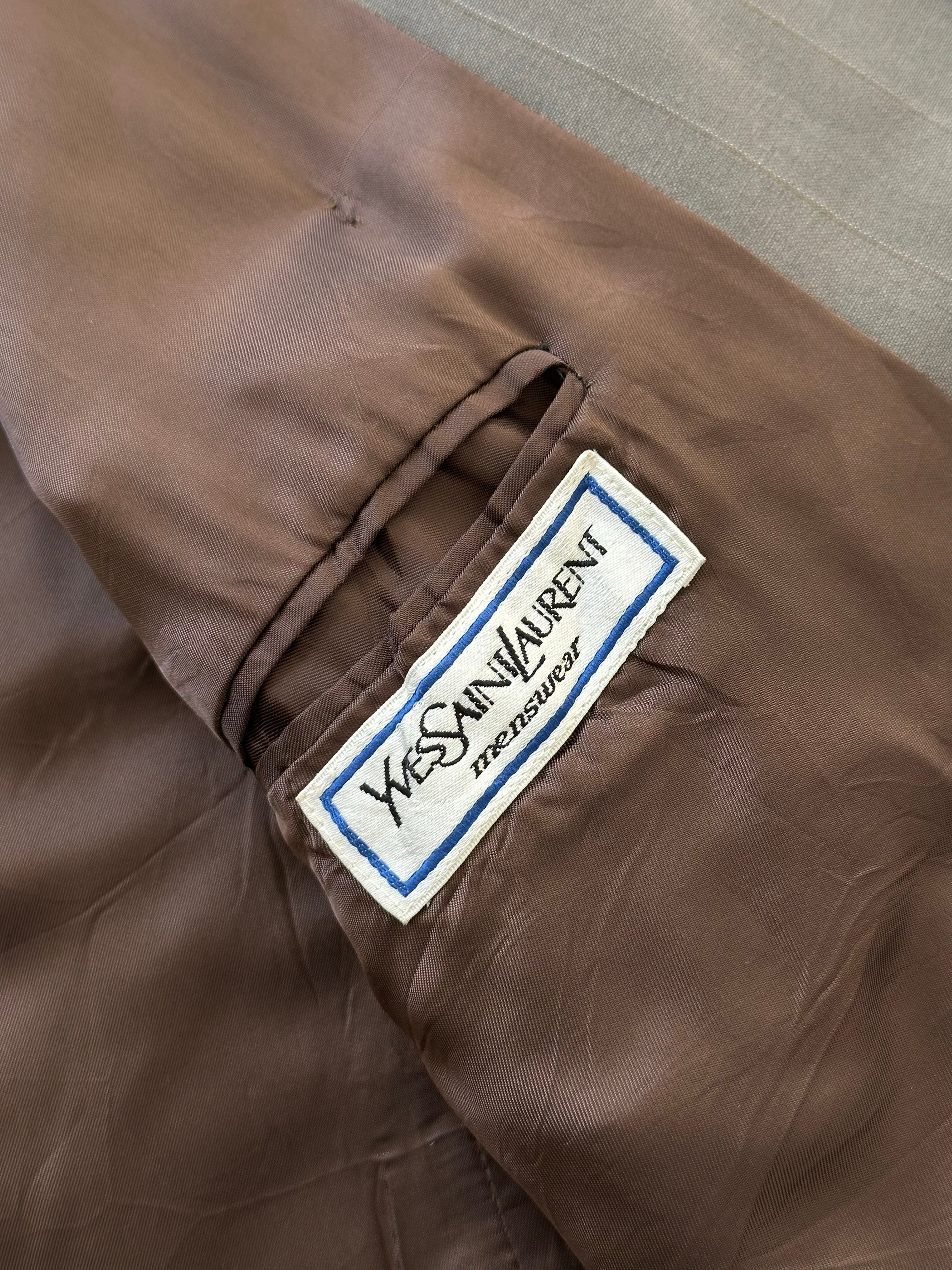 Yves Saint Laurent 1990s Pure Wool Double Breasted Blazer - 40R/L