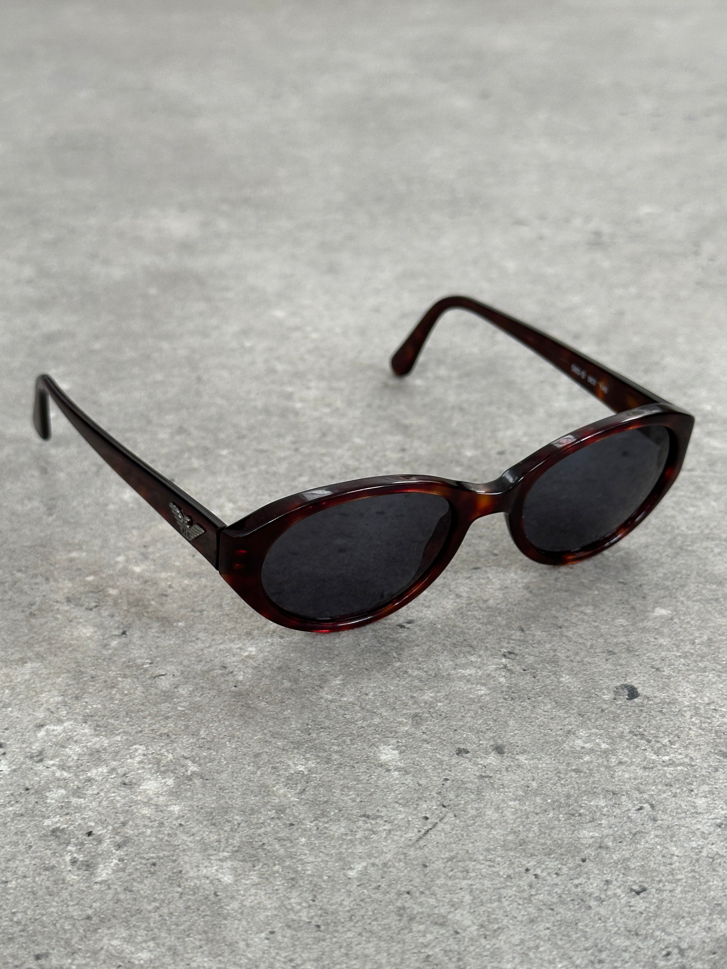 Emporio Armani 2000s Oval Logo Sunglasses