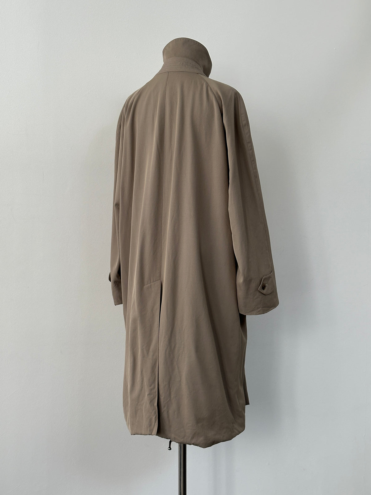 Burberry 1990s Pure Tasmania Wool High Neck Trench - L