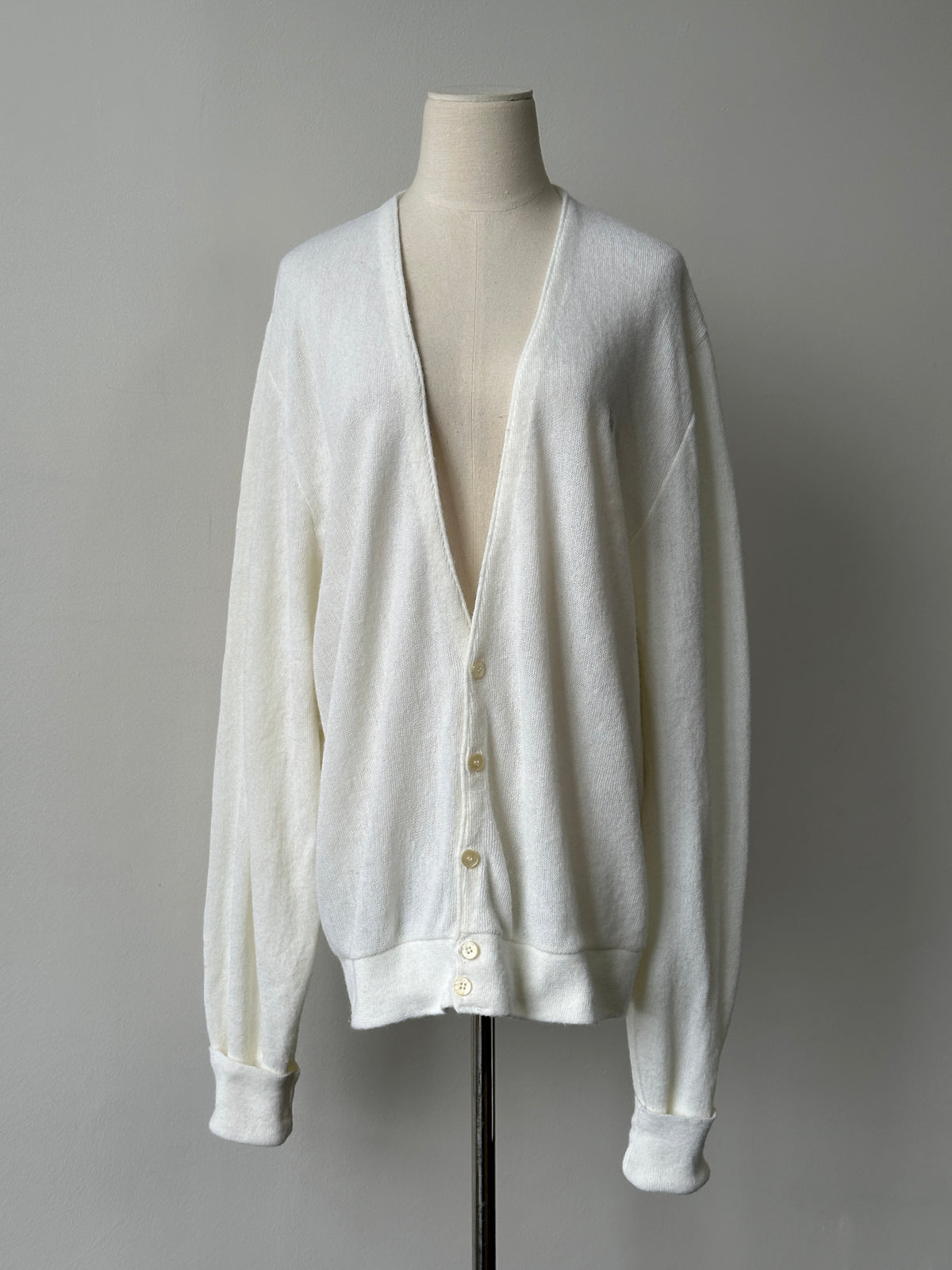Christian Dior 1990s Knit Logo Cardigan - XL