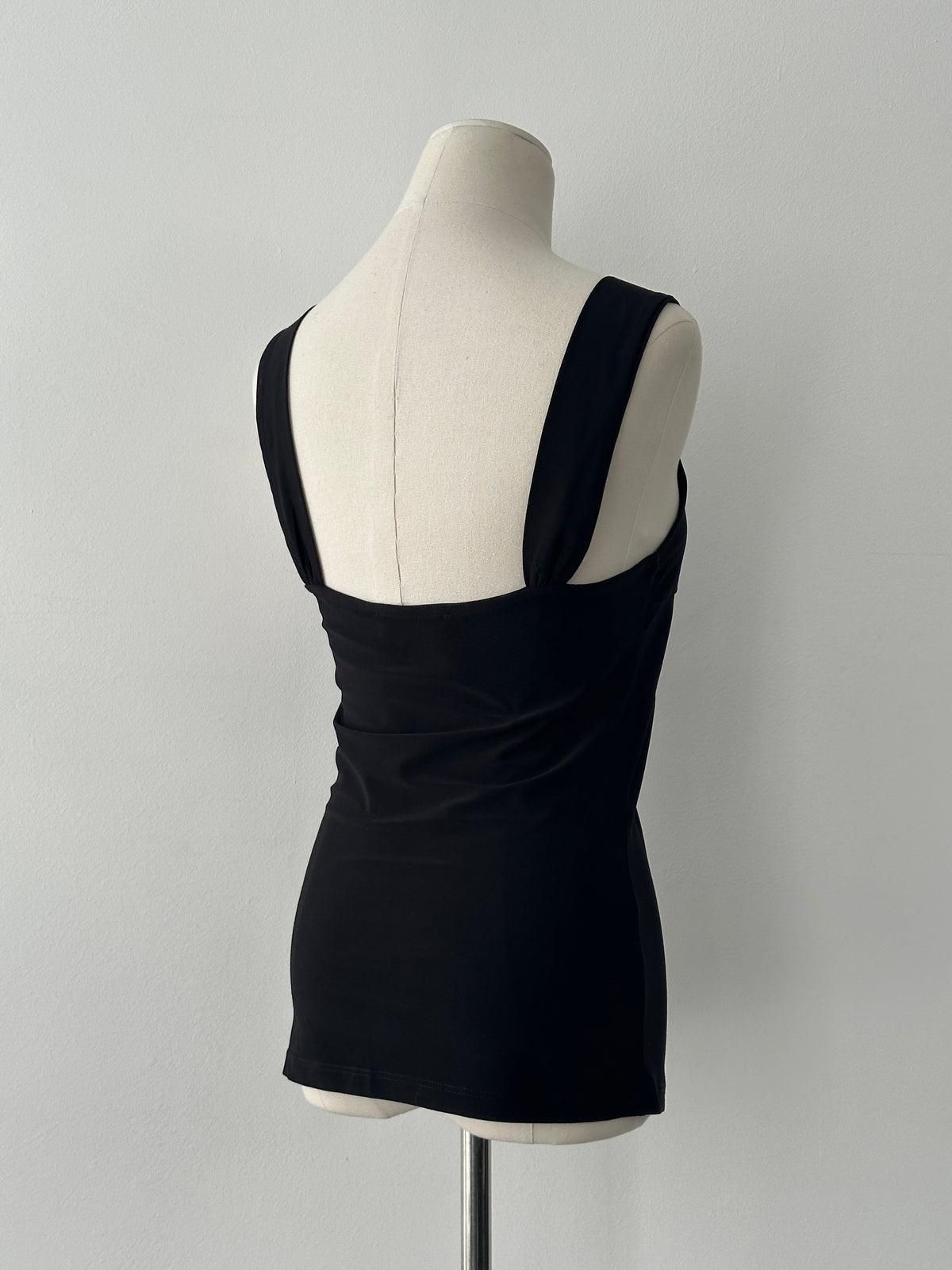 USA Vintage 2000s Twist Front Sleeveless Fitted Top - S