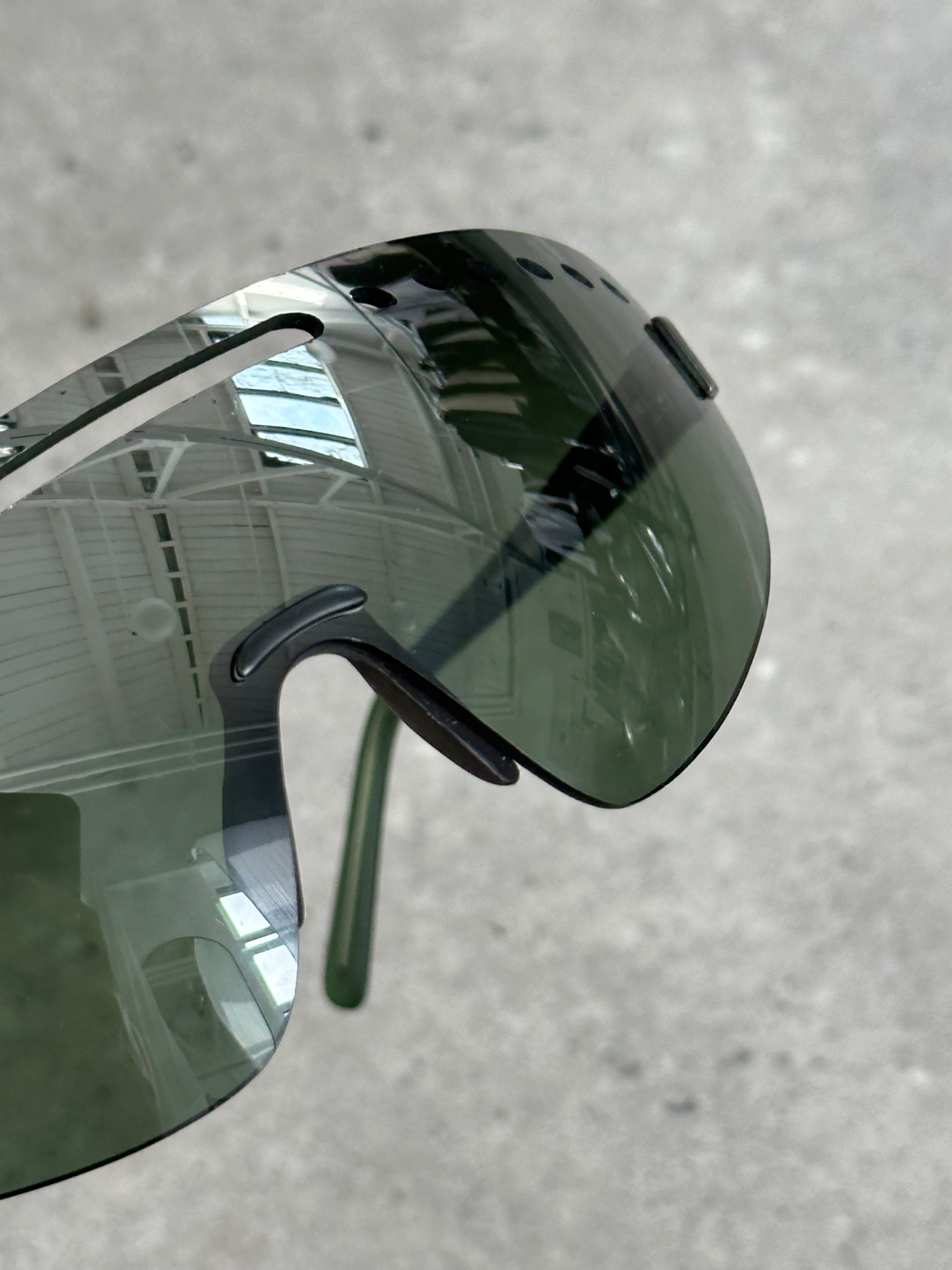 DKNY 2000s Rimless Shield Sunglasses