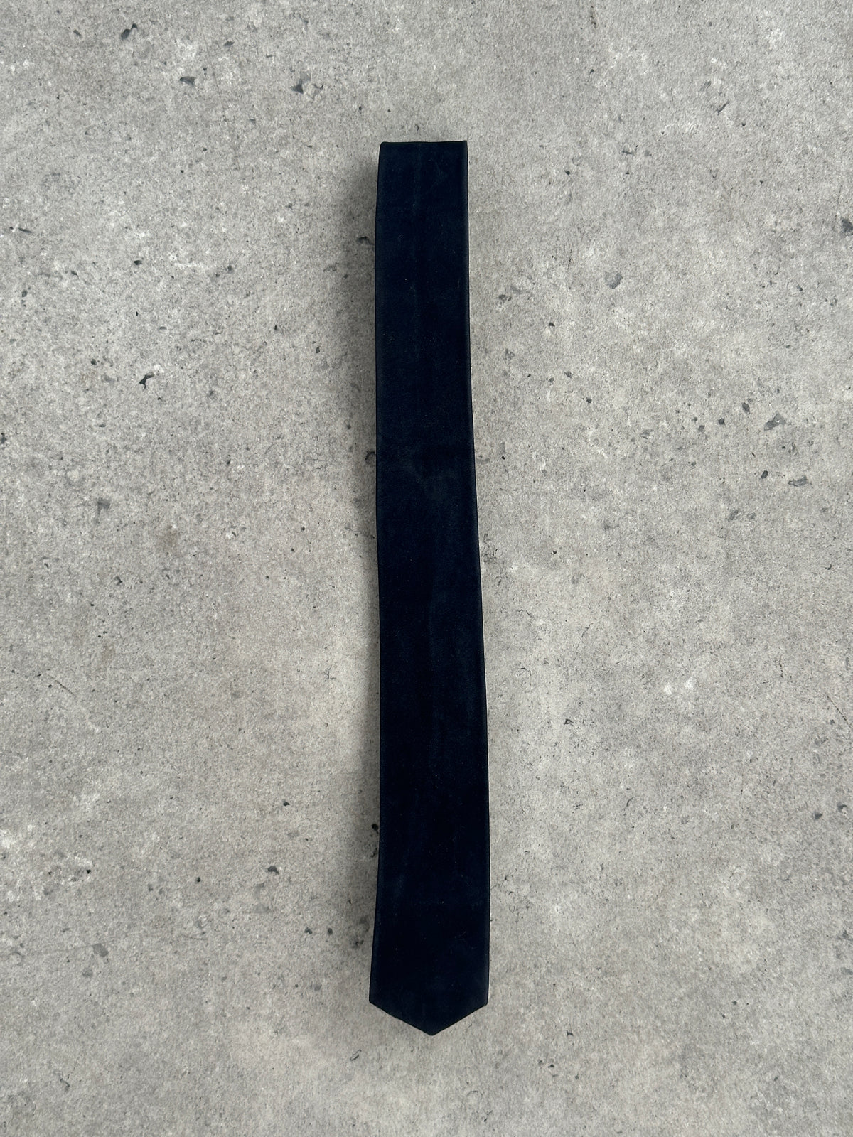 Vintage 1990s Suede Skinny Tie