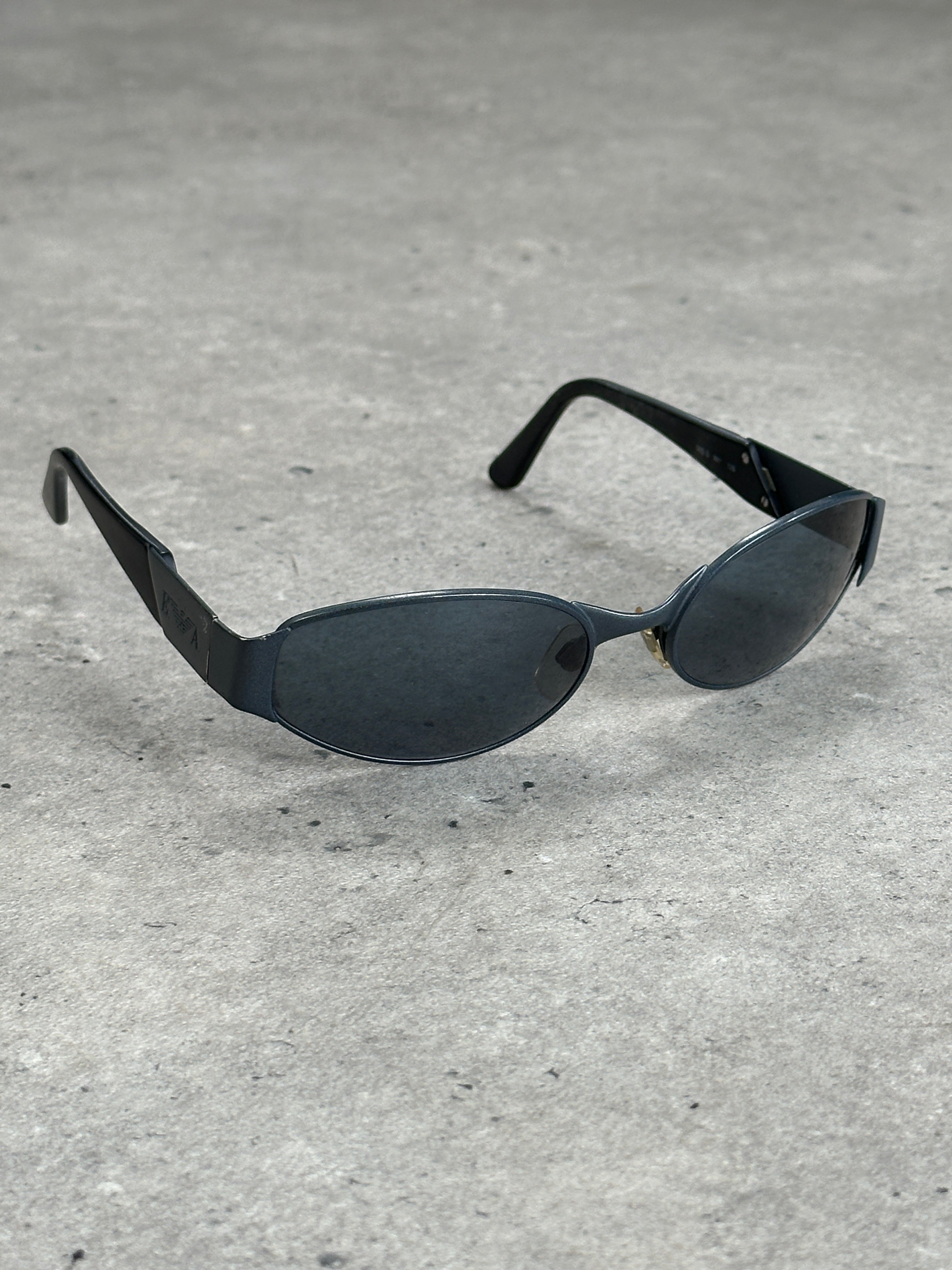 Emporio Armani 1990s Oval Logo Sunglasses