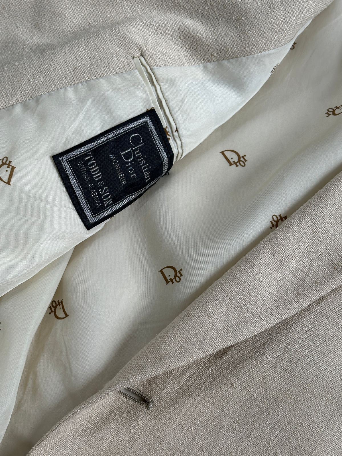 Christian Dior 1980s Pure Silk Single Breasted Blazer -