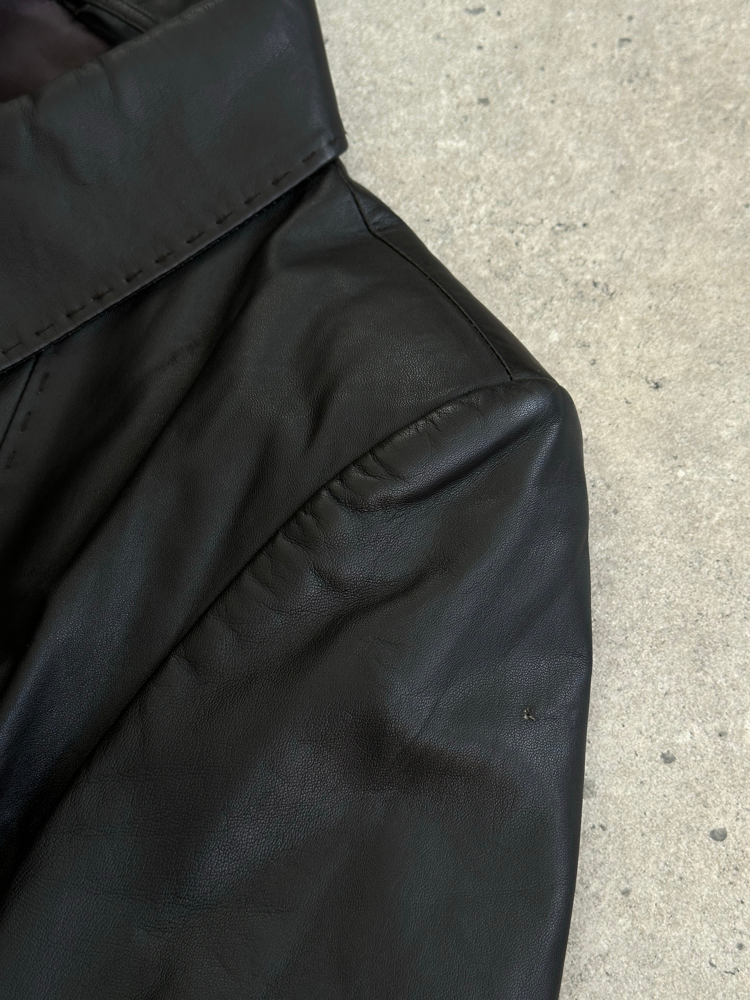 Vintage 1990s Leather Two Piece - S/W28
