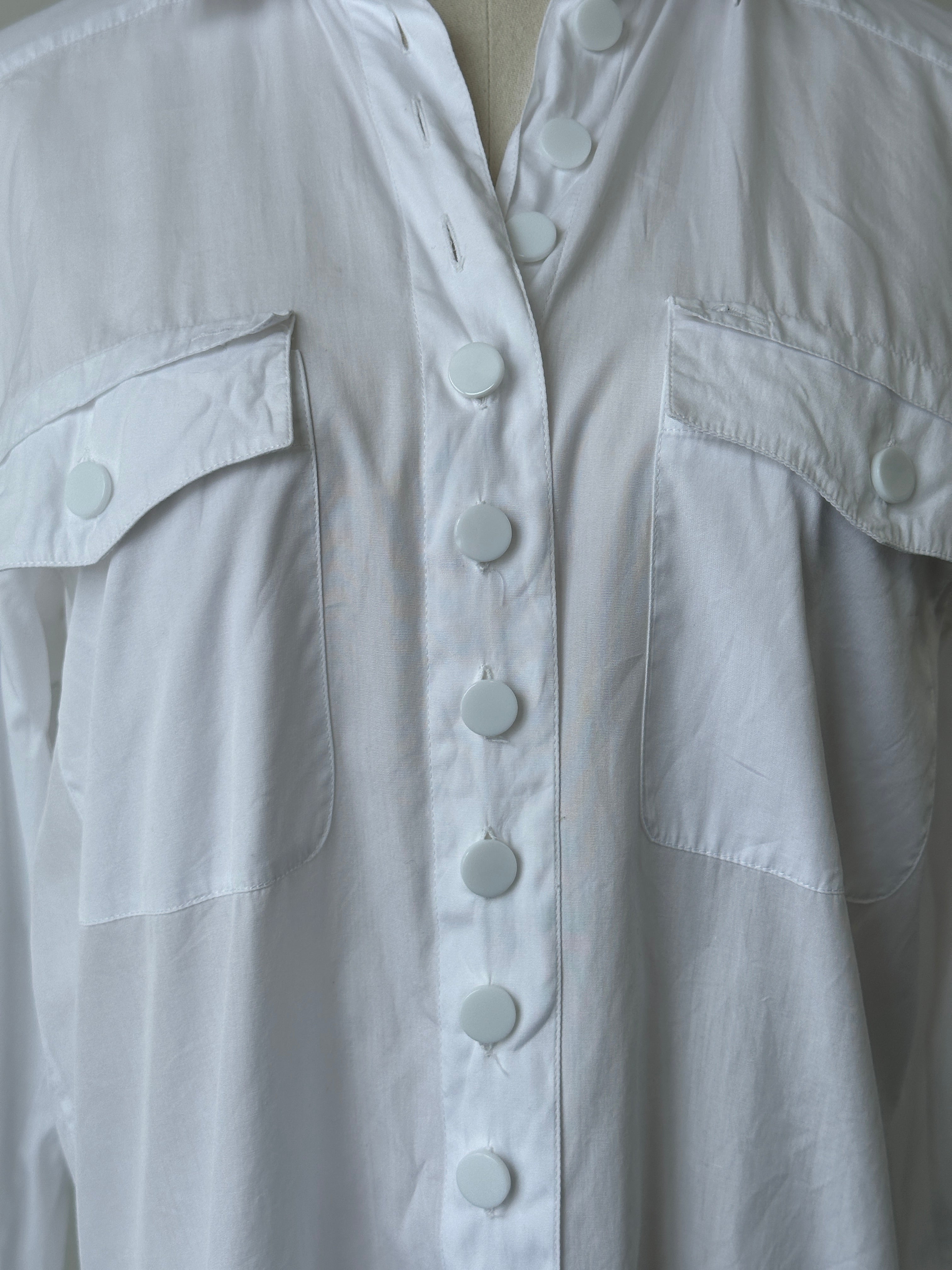 Escada By Margaretha Ley 1990s Pure Cotton Shirt - S