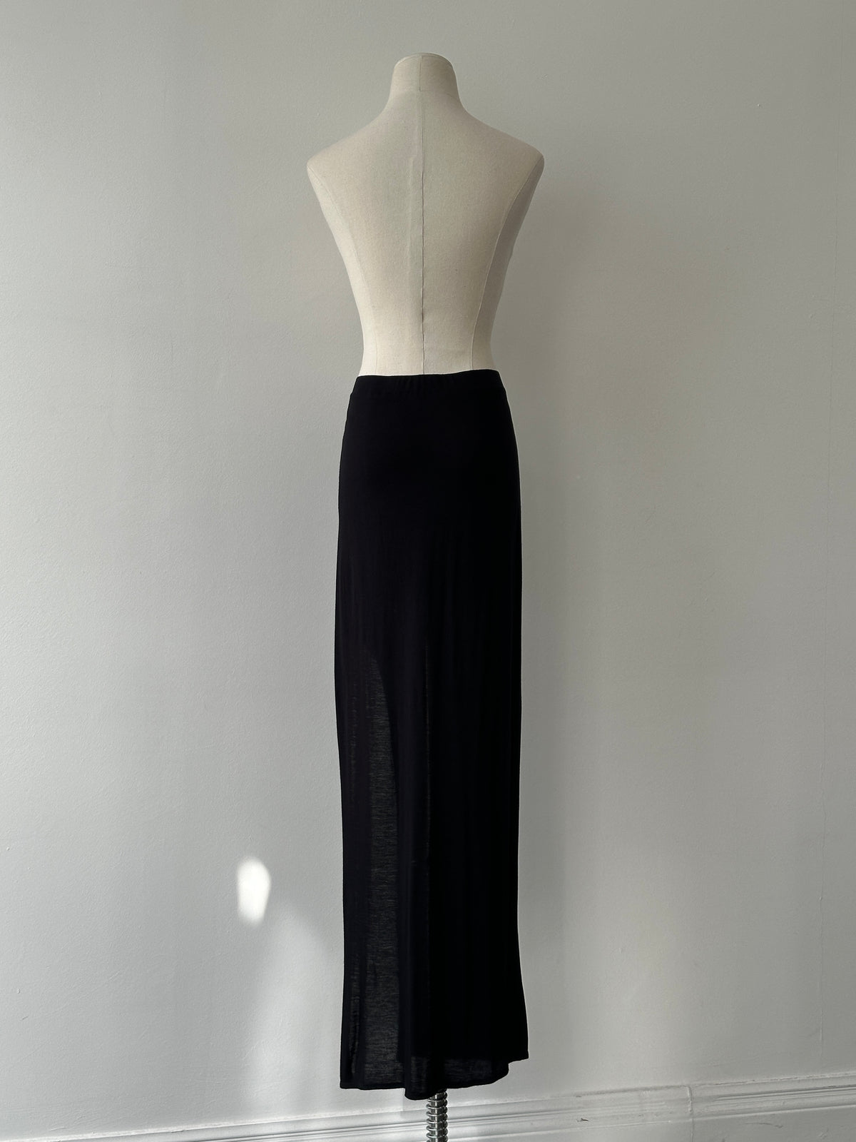 Helmut Lang 2000s Side Split Maxi Skirt -