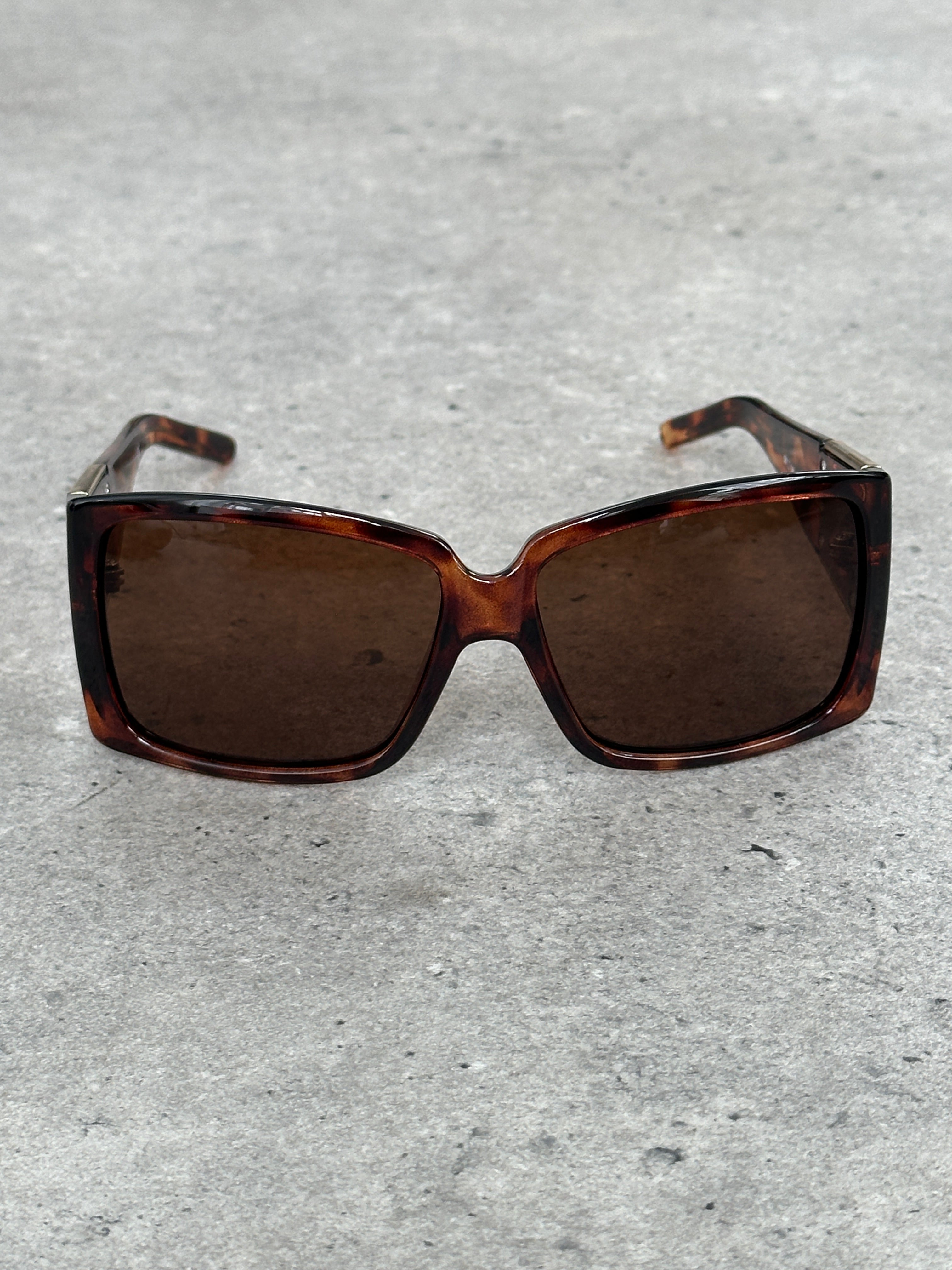 Gianfranco Ferre 1990s Oversized Square Logo Sunglasses